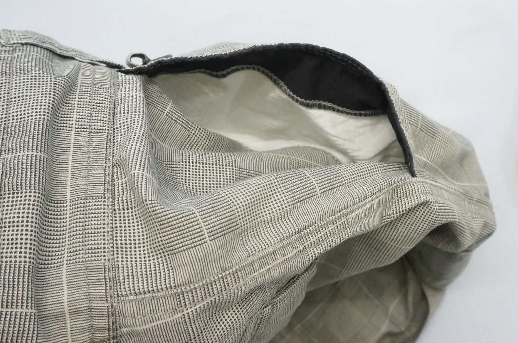 Japanese Brand Japan FREEGATE Tactical Glen Plaid Cargo Roll Up Pants Size US 29 - 20 Thumbnail