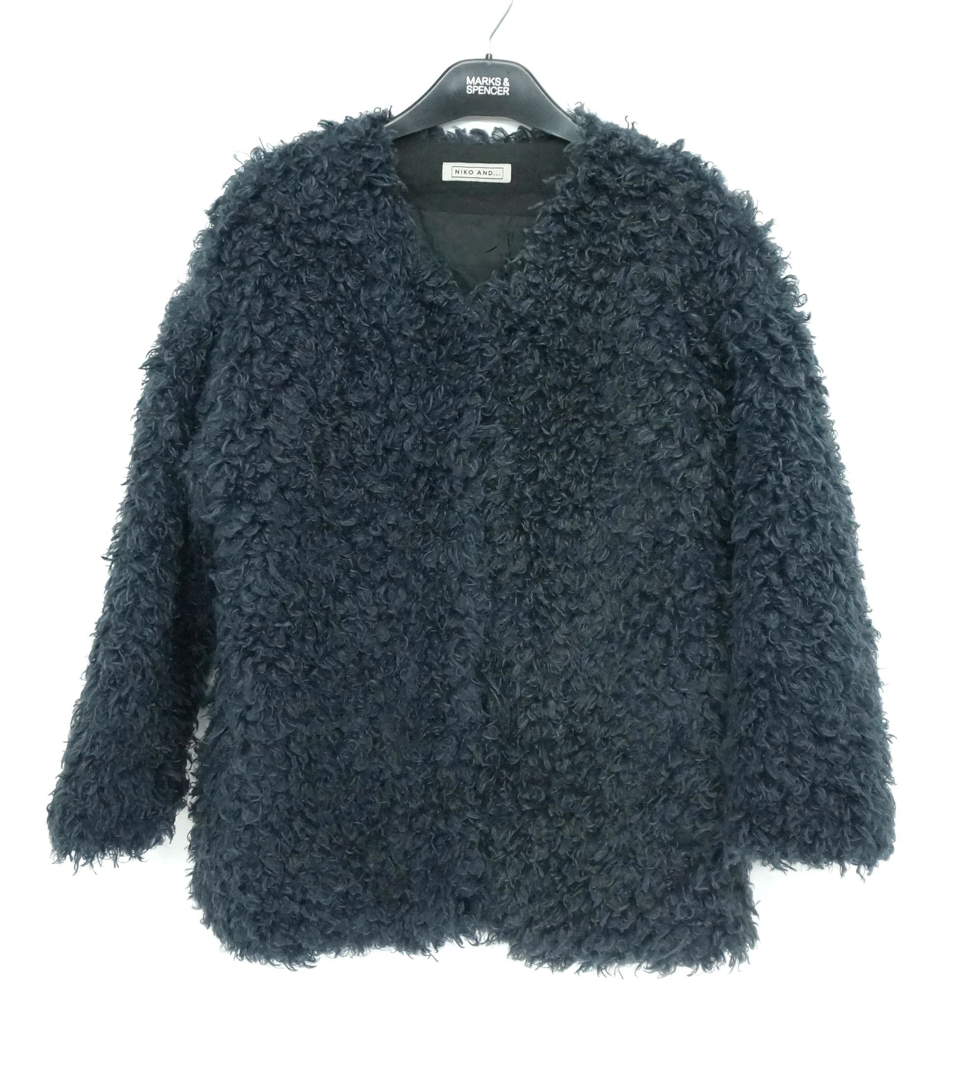 Japanese Brand 🇯🇵NIKO AND... Japanese Brand Faux Fur Women's Cardigan Size M / US 6-8 / IT 42-44 - 1 Thumbnail