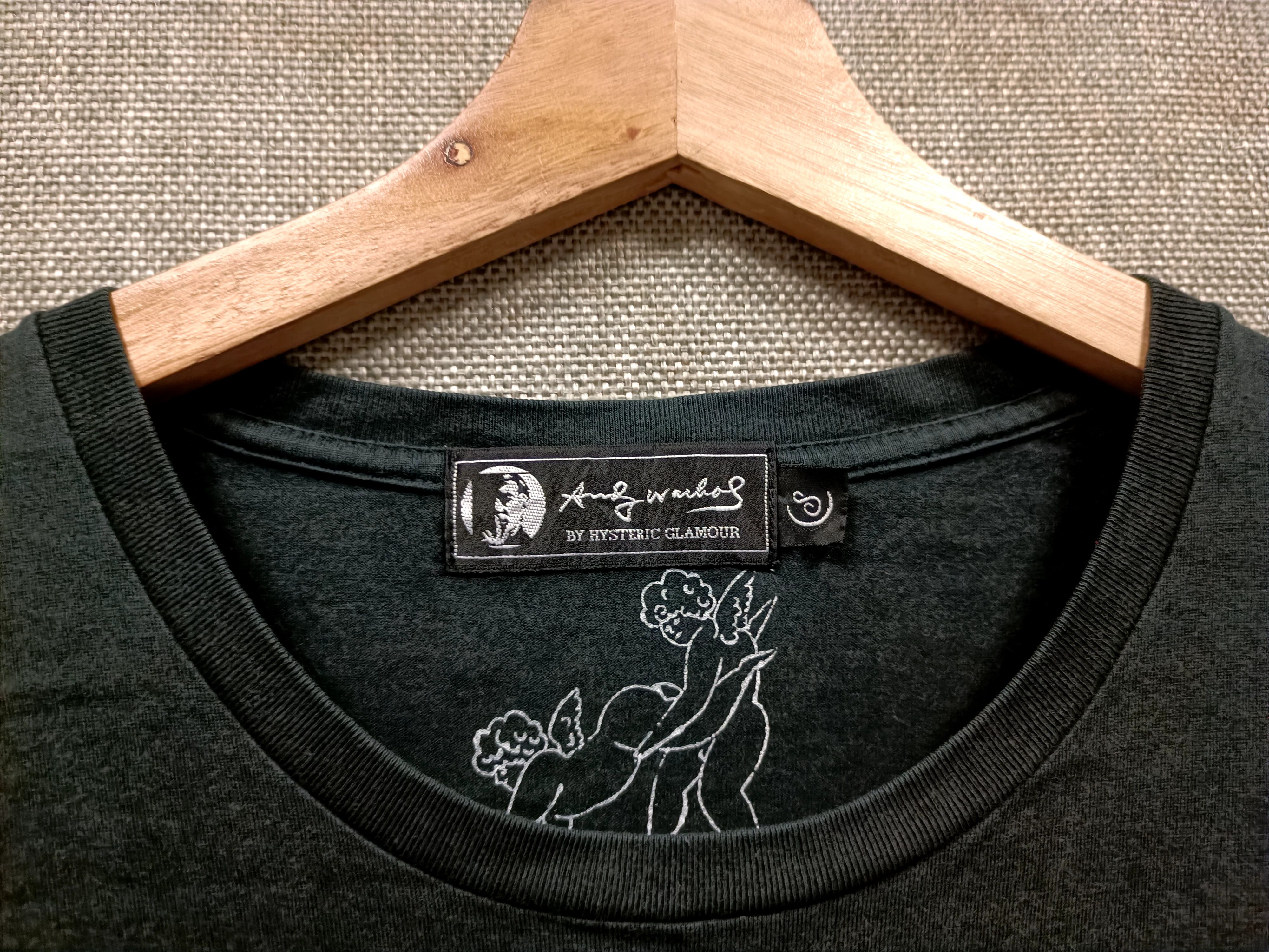 Andy Warhol × Hysteric Glamour × Vintage vintage t shirt Hysteric Glamour x Andy Warhol Size US S / EU 44-46 / 1 - 3 Thumbnail