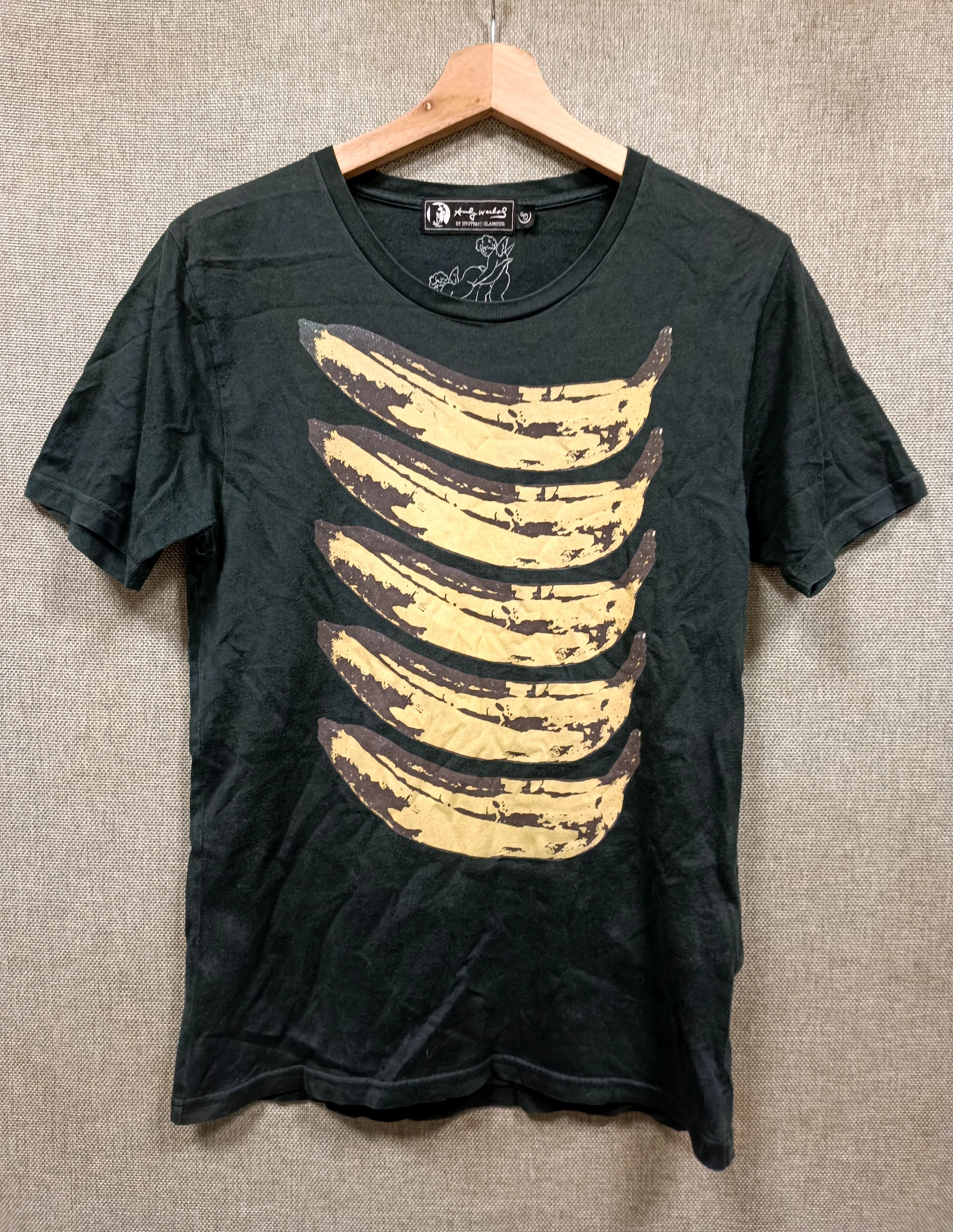 Andy Warhol × Hysteric Glamour × Vintage vintage t shirt Hysteric Glamour x Andy Warhol Size US S / EU 44-46 / 1 - 1 Thumbnail