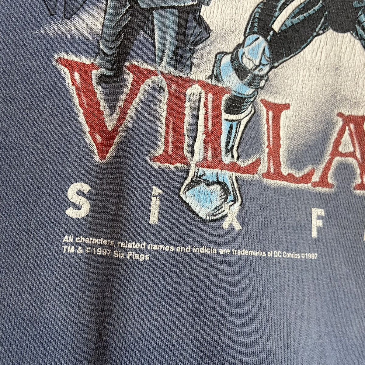 Vintage Vintage 90s Villains Batman Joker DC Comics T-Shirt Size US XL / EU 56 / 4 - 4 Thumbnail