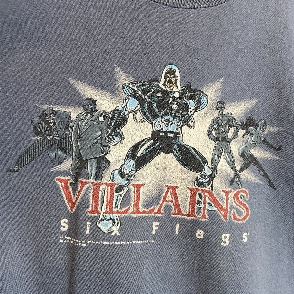 Vintage Vintage 90s Villains Batman Joker DC Comics T-Shirt Size US XL / EU 56 / 4 - 3 Thumbnail