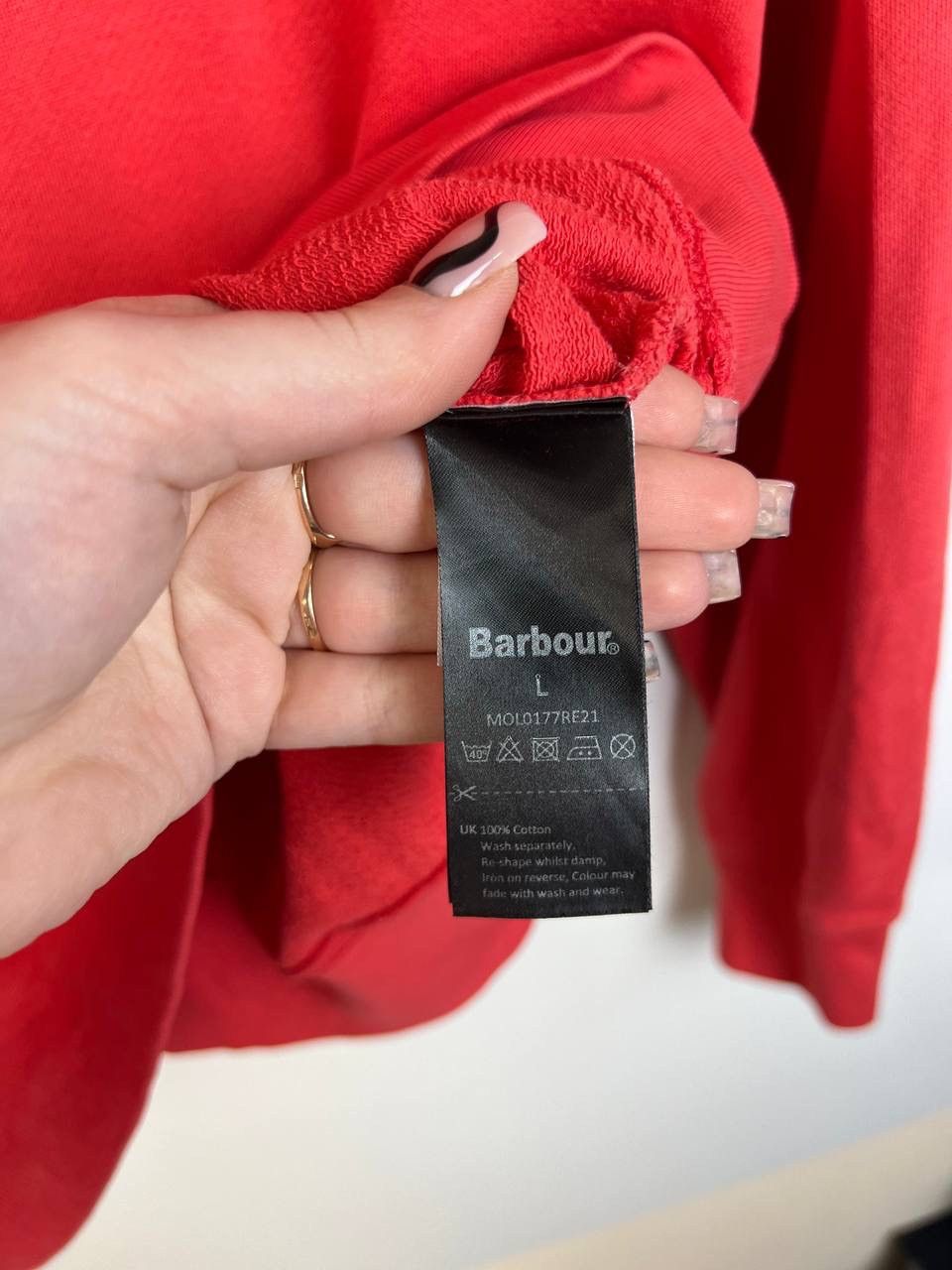 Barbour Barbour International vintage sweatshirt size L Size US L / EU 52-54 / 3 - 3 Thumbnail