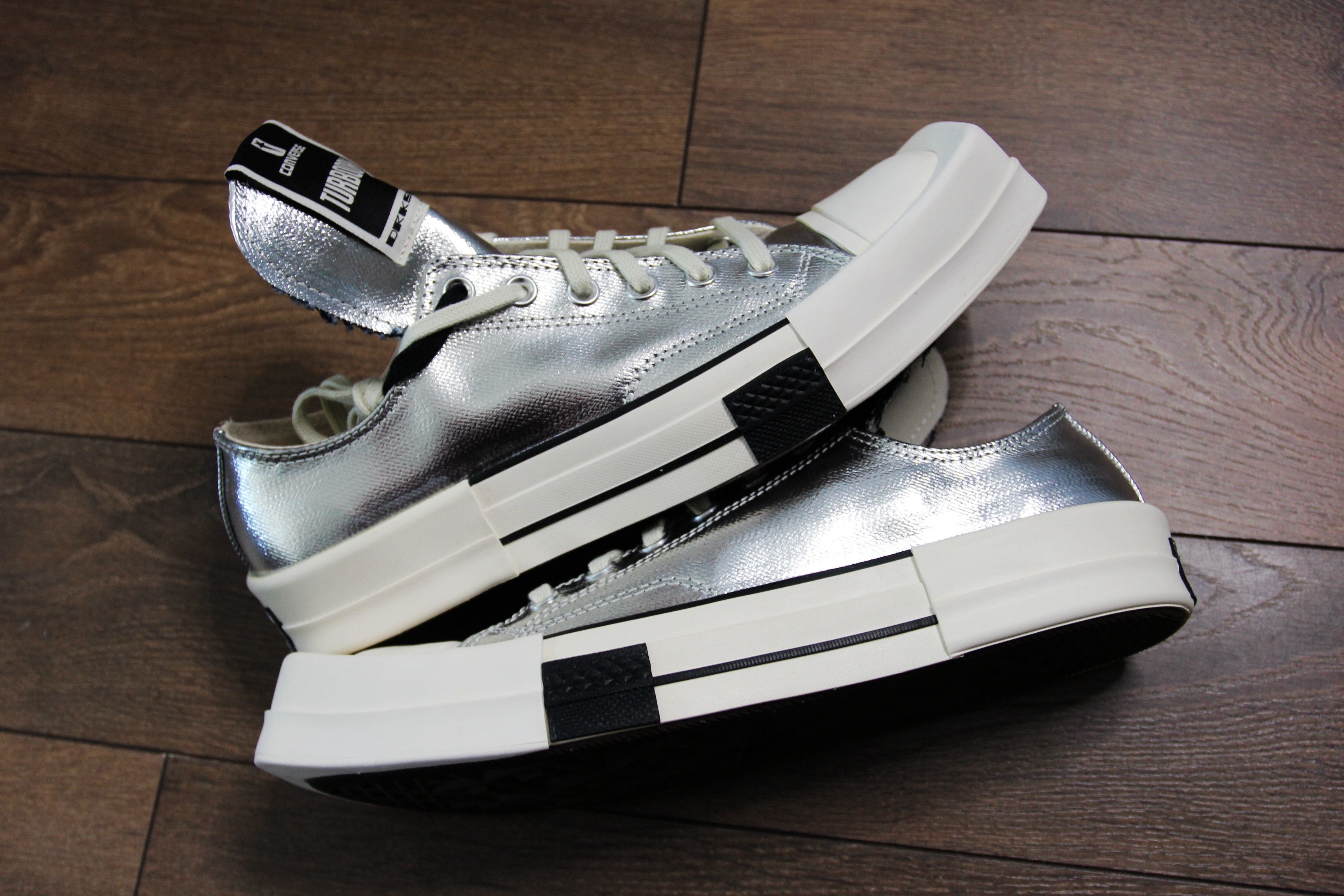Converse × Rick Owens Drkshdw BNWT AW22 RICK OWENS DRKSHDW x CONVERSE TURBODRK OX 41.5 Size US 8 / EU 41 - 3 Thumbnail