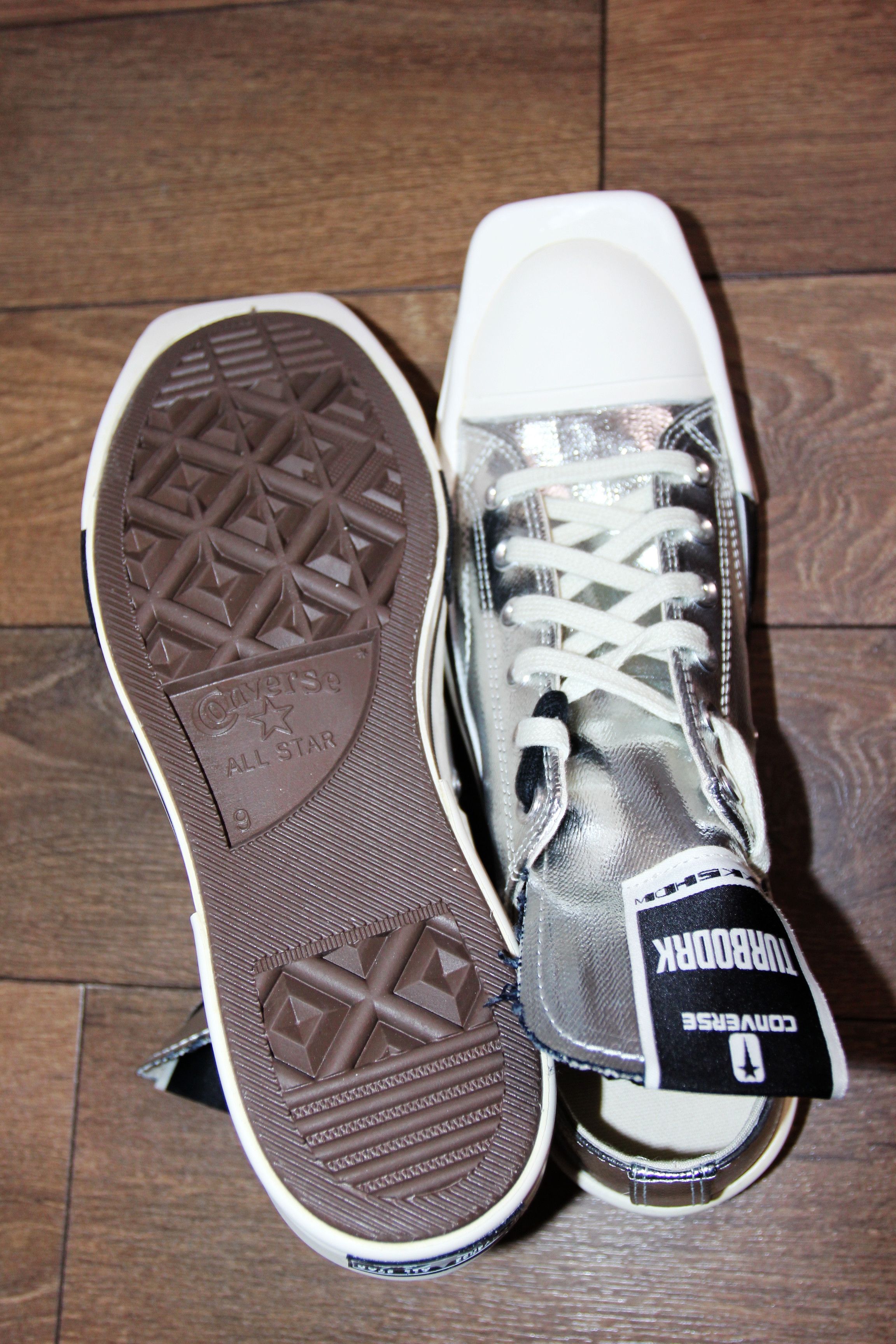 Converse × Rick Owens Drkshdw BNWT AW22 RICK OWENS DRKSHDW x CONVERSE TURBODRK OX 41.5 Size US 8 / EU 41 - 5 Thumbnail