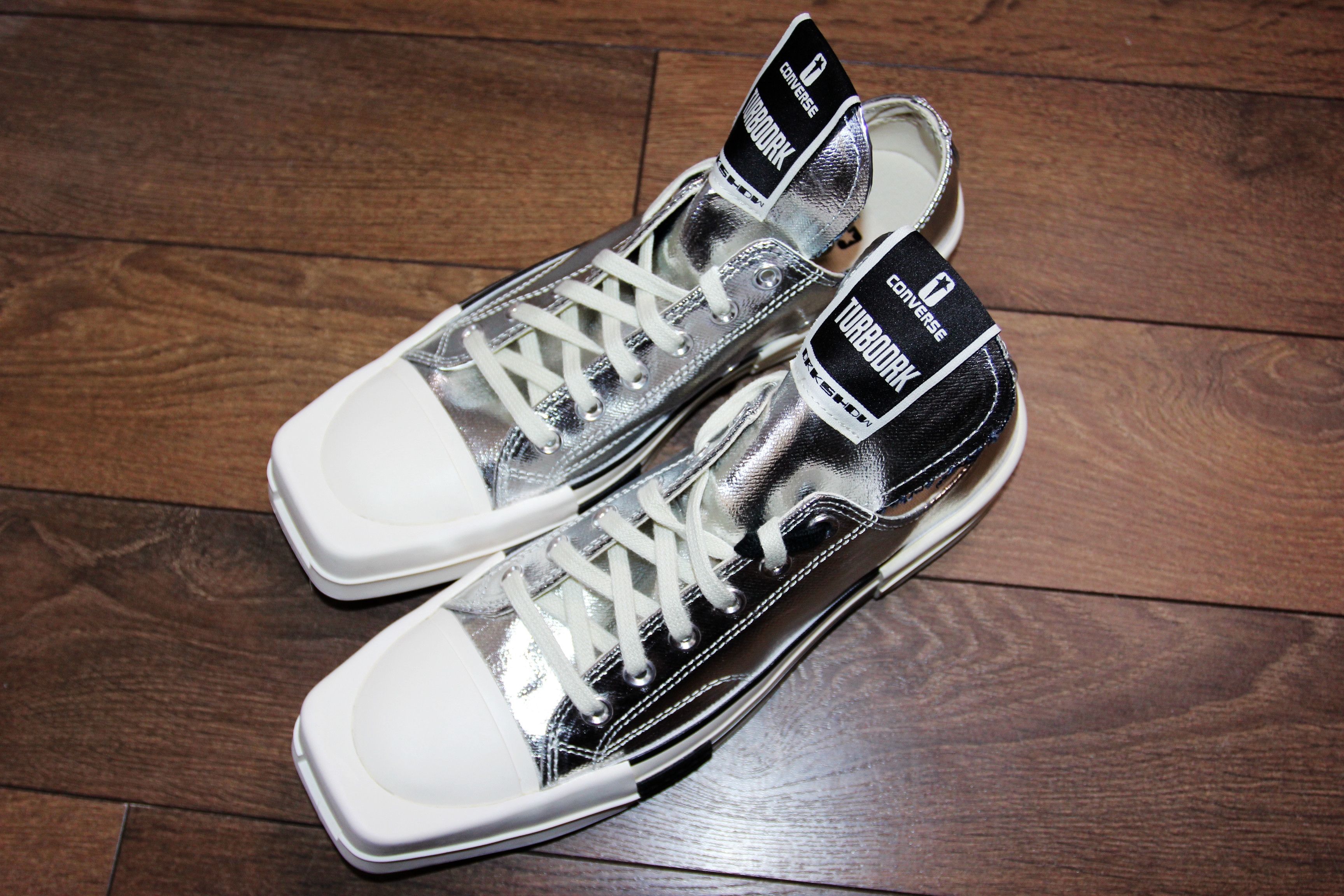 Converse × Rick Owens Drkshdw BNWT AW22 RICK OWENS DRKSHDW x CONVERSE TURBODRK OX 41.5 Size US 8 / EU 41 - 2 Thumbnail
