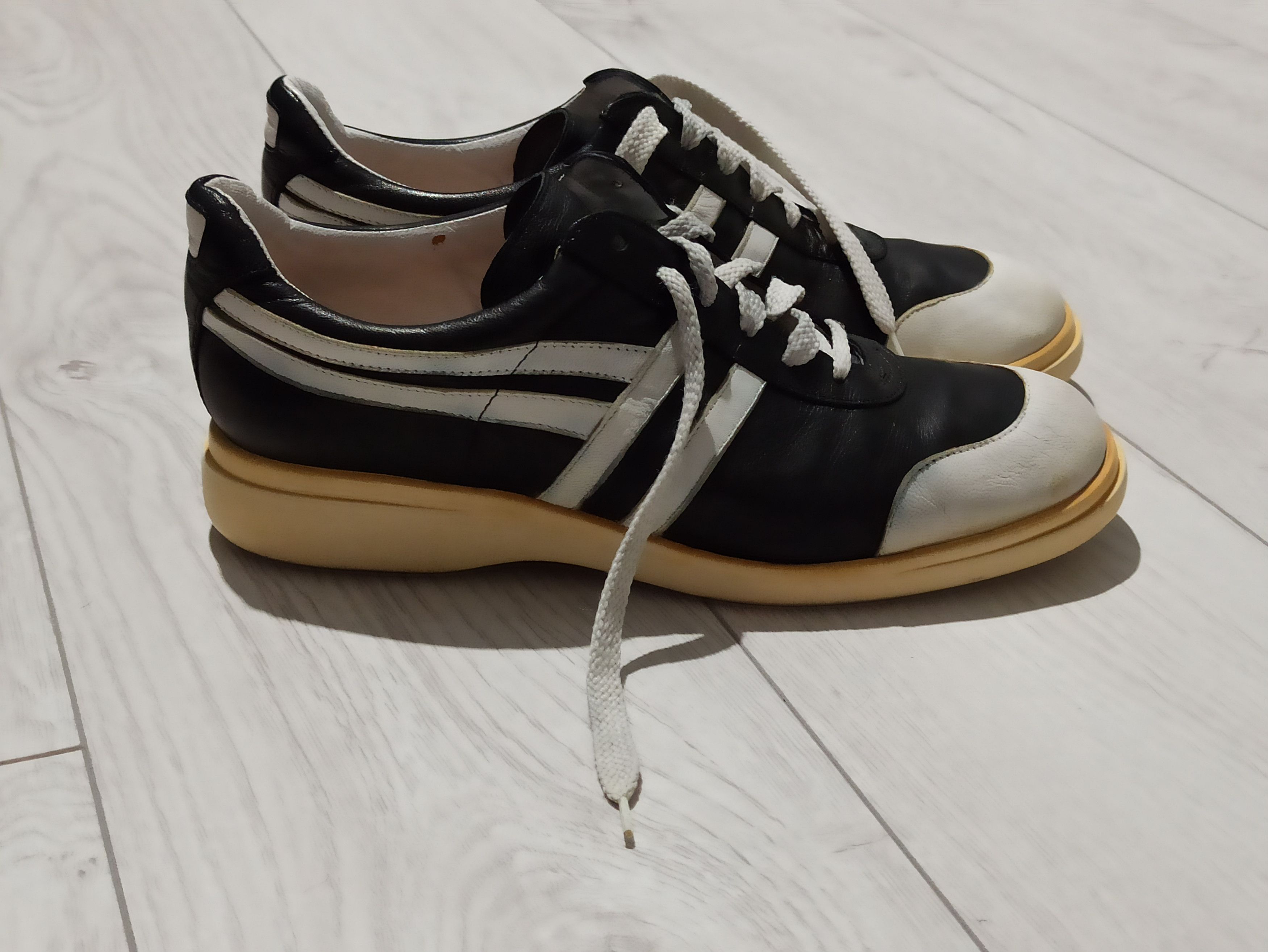 Sonia Rykiel × Vintage Sonia Rykiel leather sneakers Size US 7.5 / IT 37.5 - 2 Thumbnail