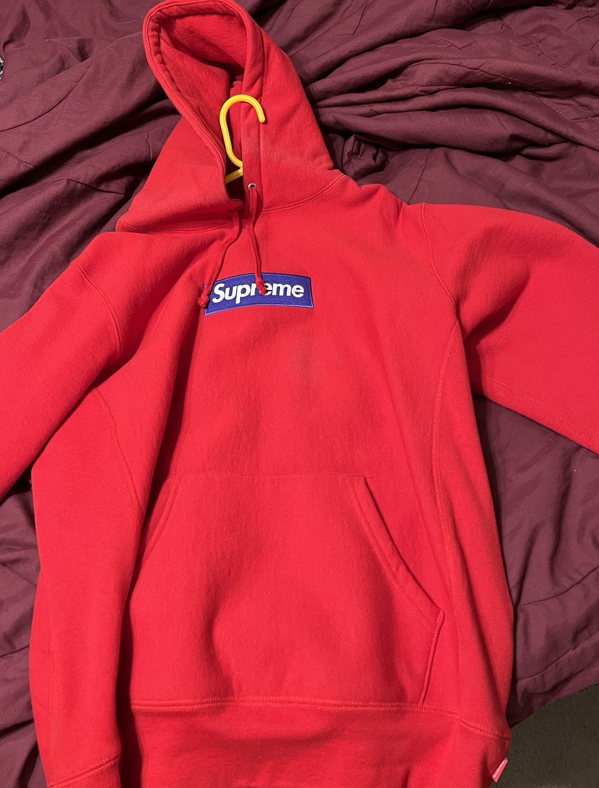 Supreme Supreme Box Logo Hoodie Red, Grailed