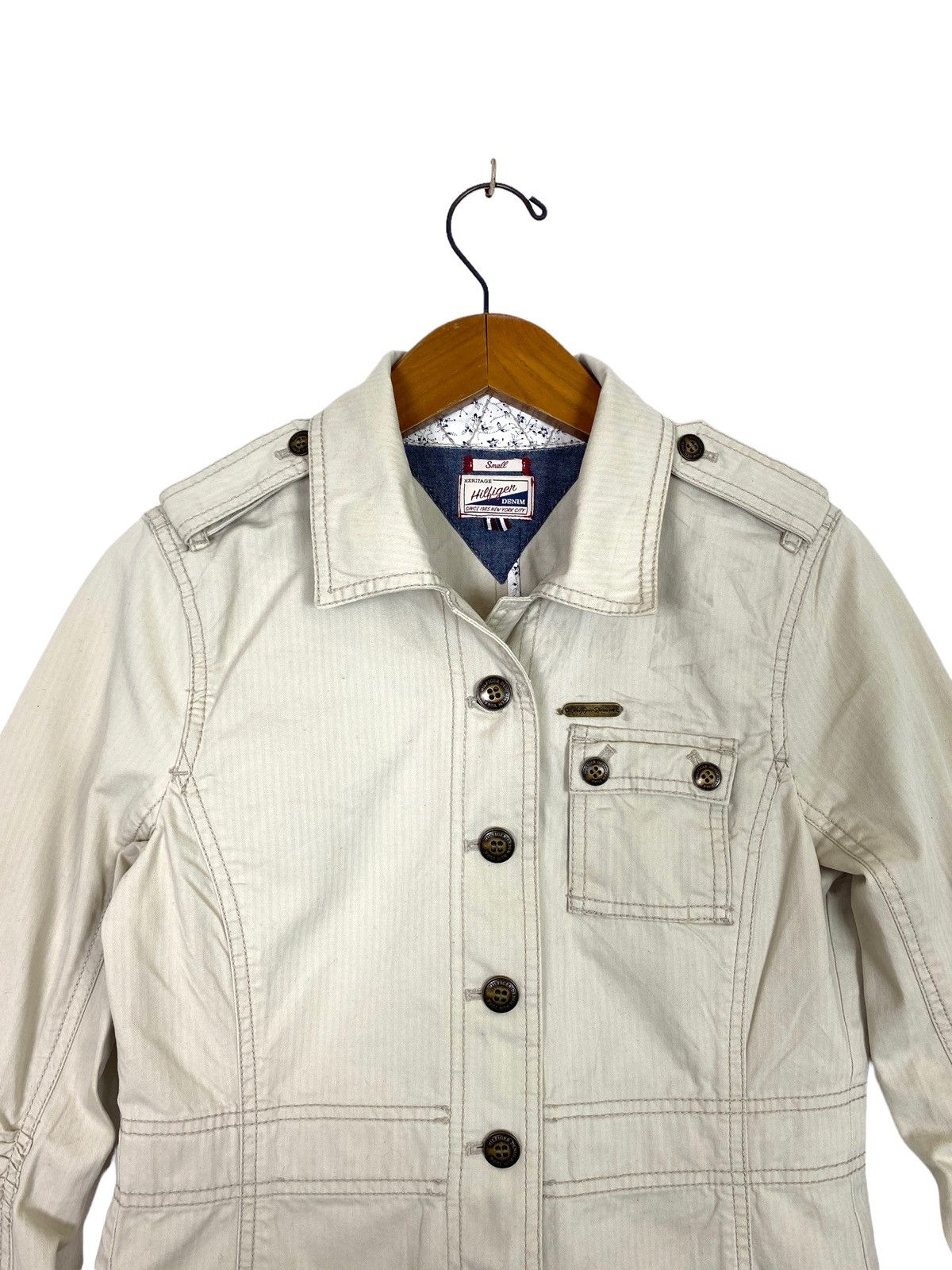 Tommy Hilfiger Rare‼️ Tommy Hilfiger Denim Utility Military Bondage Design Size S / US 4 / IT 40 - 2 Thumbnail