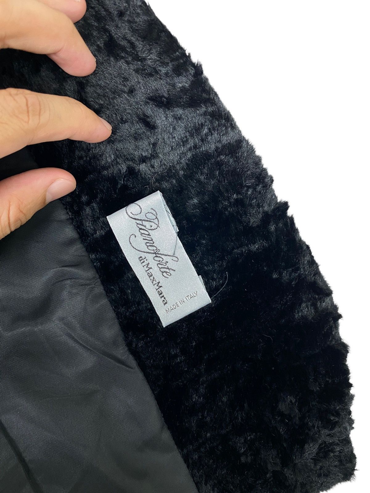 Max Mara Rare‼️ Vintage Max Mara Pianoforte Faux Fur Coat Made Italy Size S / US 4 / IT 40 - 3 Thumbnail