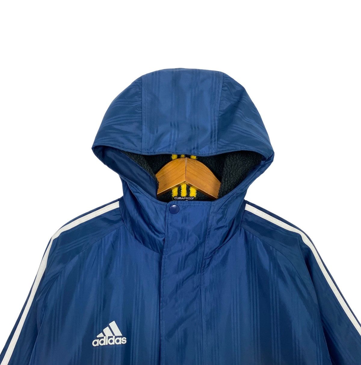 Adidas Rare‼️ Adidas Hoodie Parka Big Logo Stripe Size US L / EU 52-54 / 3 - 3 Thumbnail