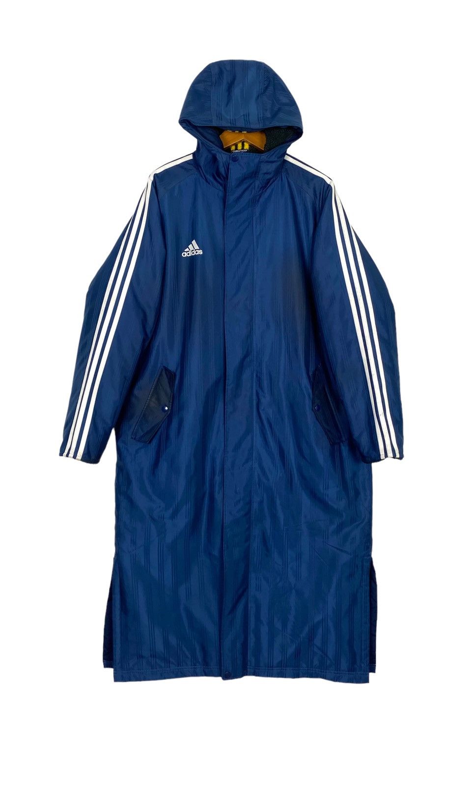 Adidas Rare‼️ Adidas Hoodie Parka Big Logo Stripe Size US L / EU 52-54 / 3 - 1 Thumbnail