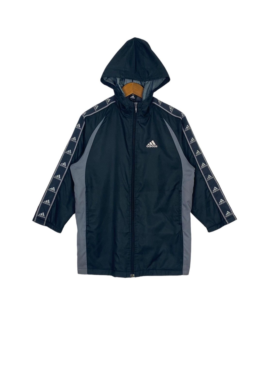 Adidas Rare‼️ Adidas Clima 365 Side Tape Logo Hoodie Jacket Size US XL / EU 56 / 4 - 1 Thumbnail