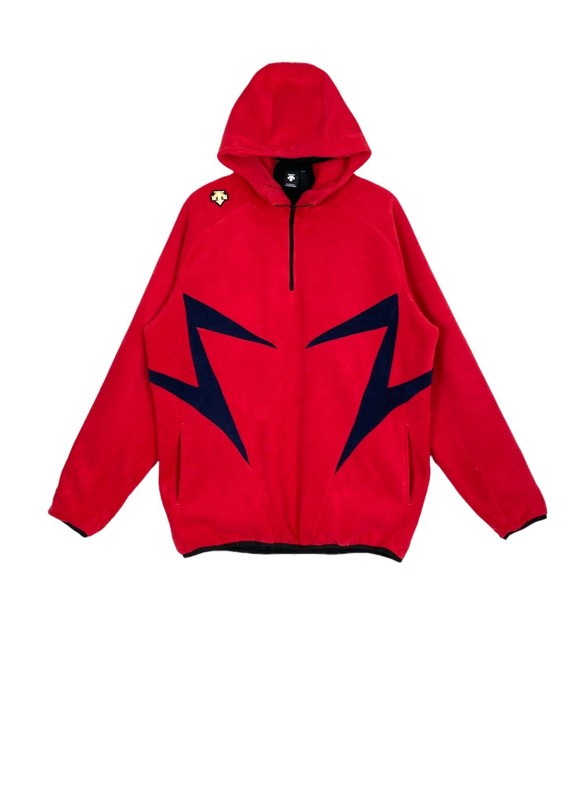 Descente Rare‼️ Descente Hoodie Fleece Nice Design Size US L / EU 52-54 / 3 - 1 Thumbnail