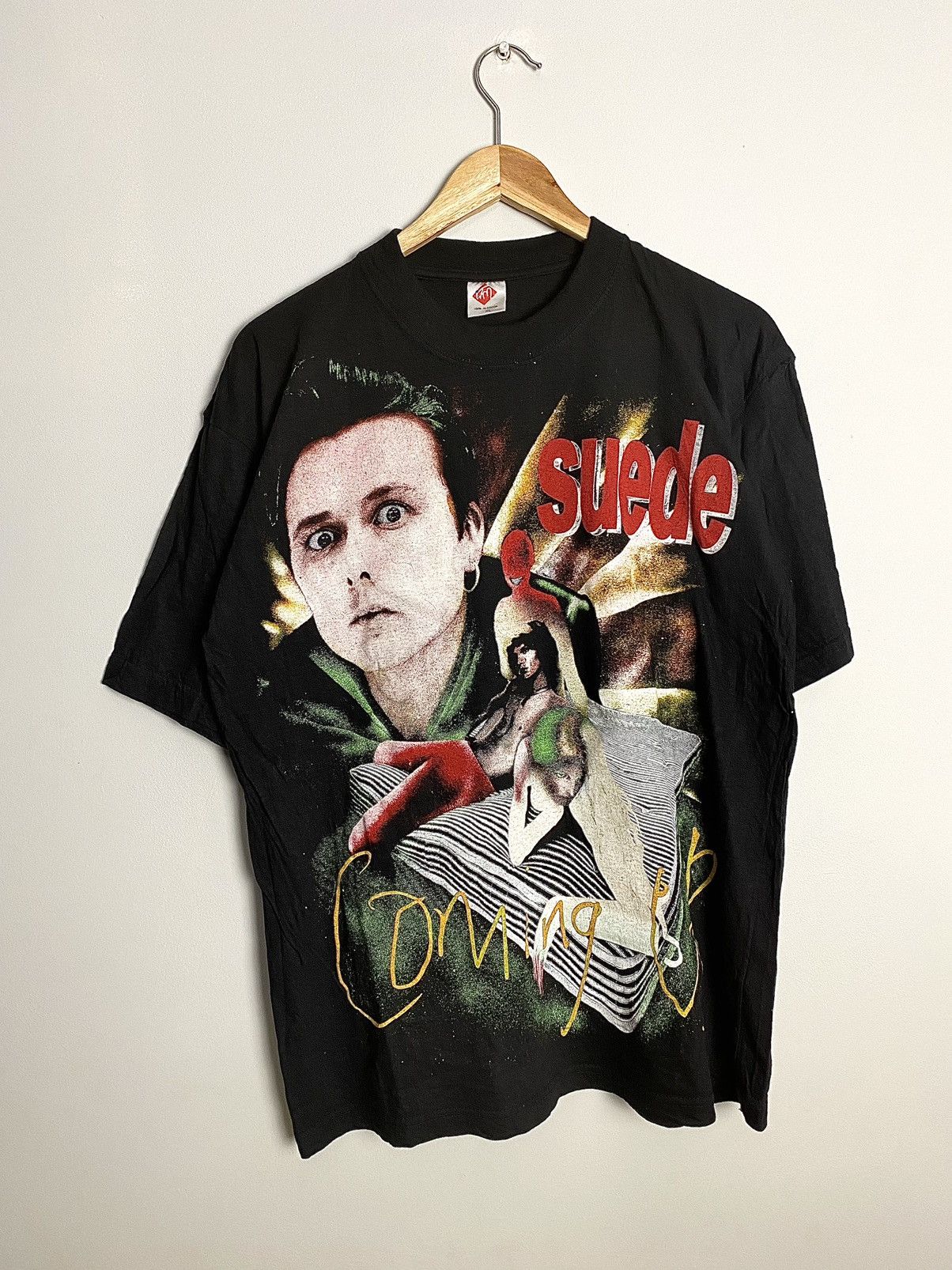Band Tees × Tour Tee × Vintage Vtg SUEDE BAND TOUR SHIRT