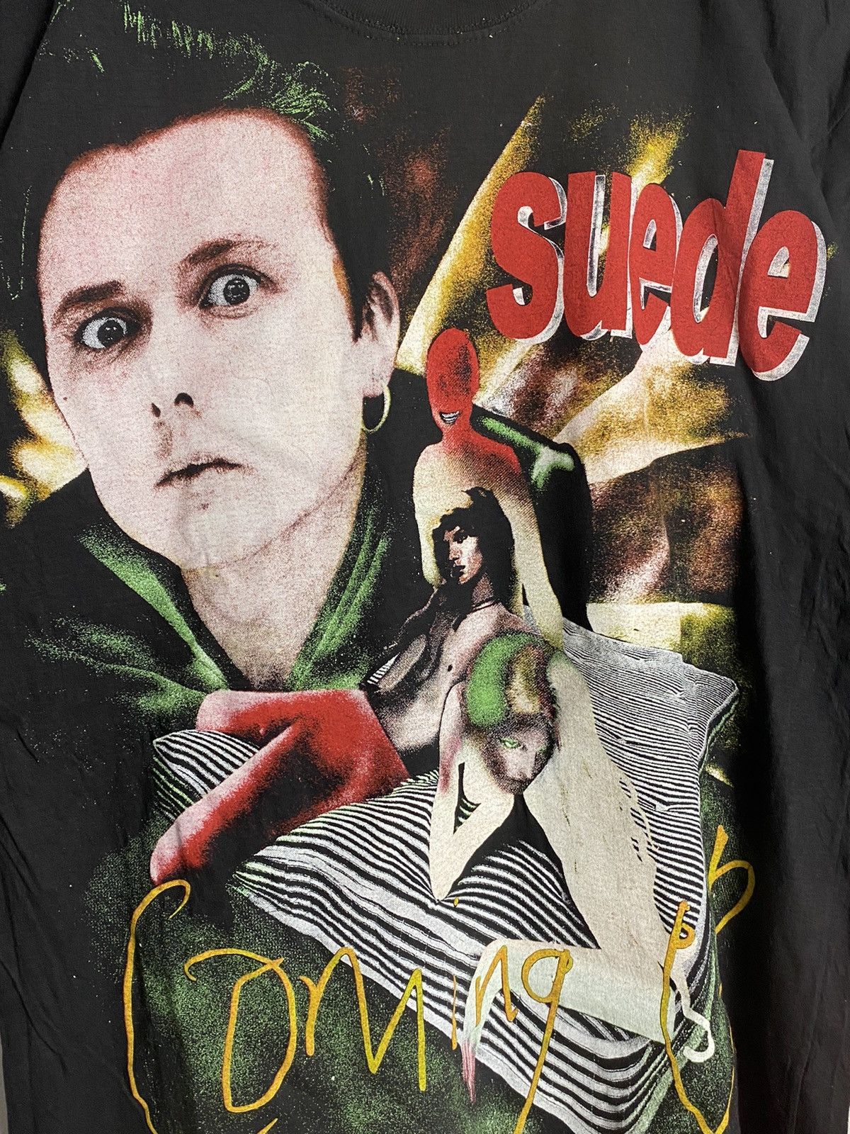 Band Tees RARE Vintage 90s Suede Coming Up Rap Tees Vintage Band Tee Size US XL / EU 56 / 4 - 3 Thumbnail