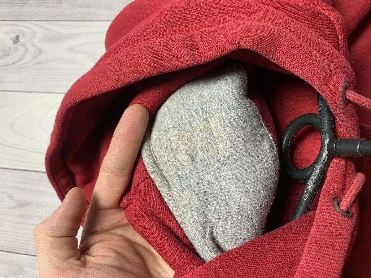 Nike × Vintage Vintage Hoodie Nike big logo red Size US L / EU 52-54 / 3 - 6 Thumbnail