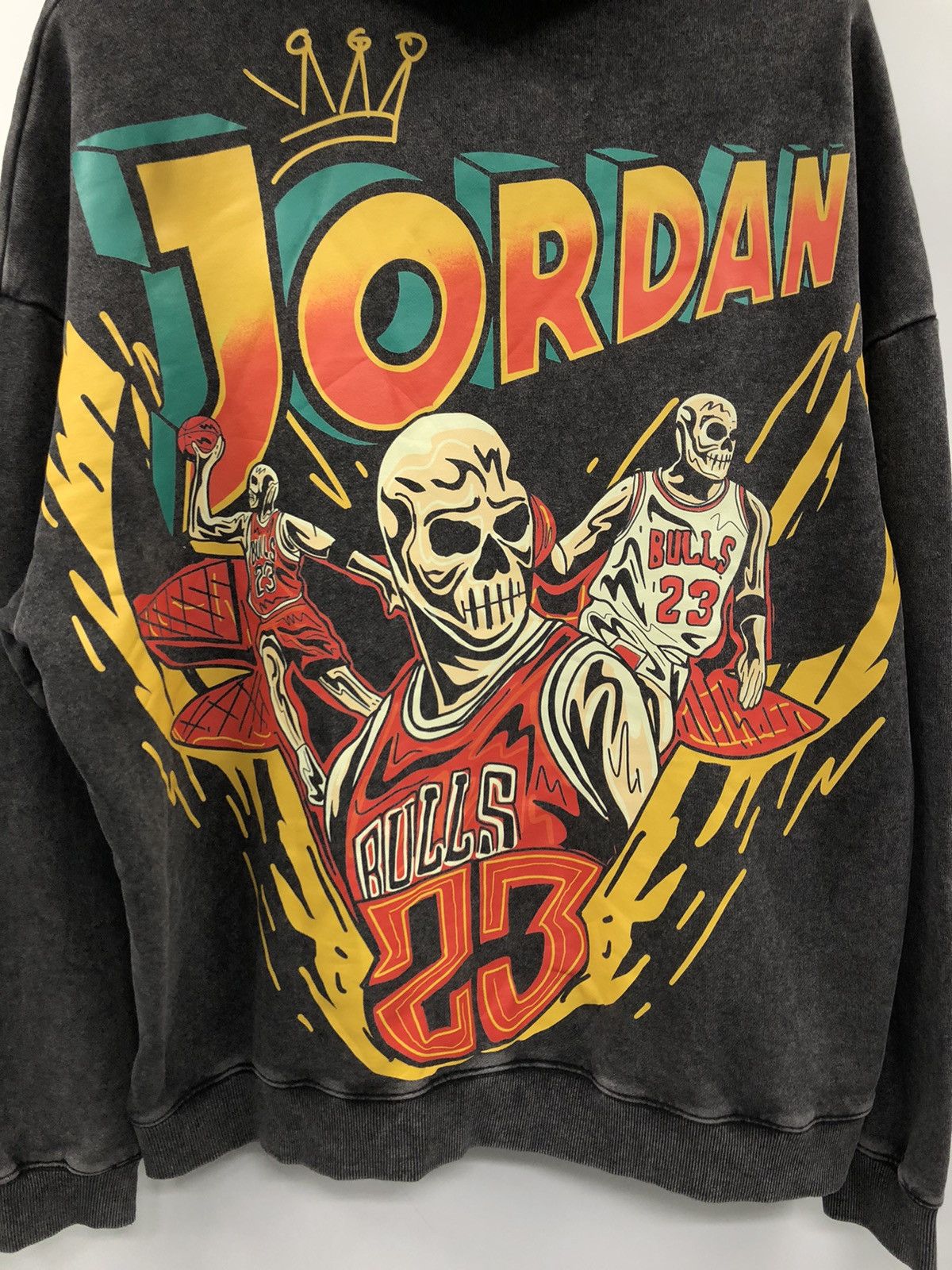 Other Just Brand Co. Just a Jordan Skull Hoodie Vintage Gray Size US XL / EU 56 / 4 - 8 Thumbnail