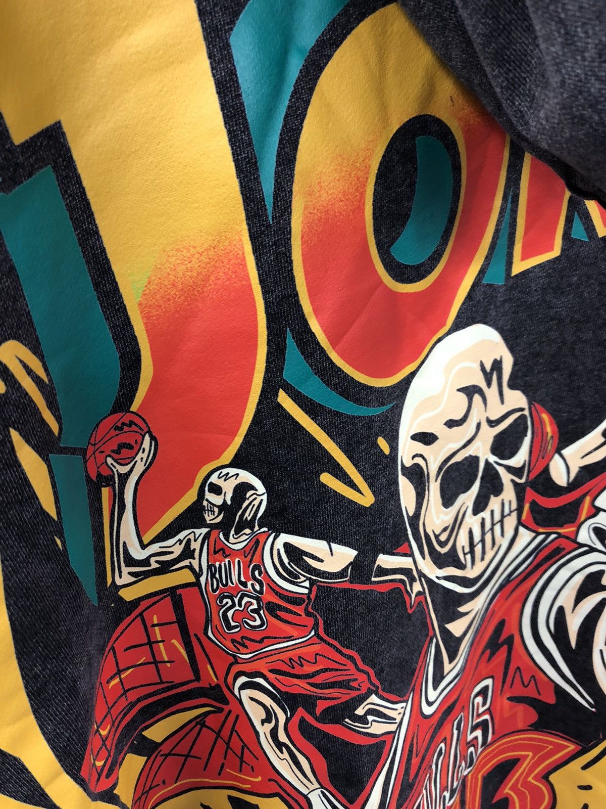Other Just Brand Co. Just a Jordan Skull Hoodie Vintage Gray Size US XL / EU 56 / 4 - 10 Thumbnail