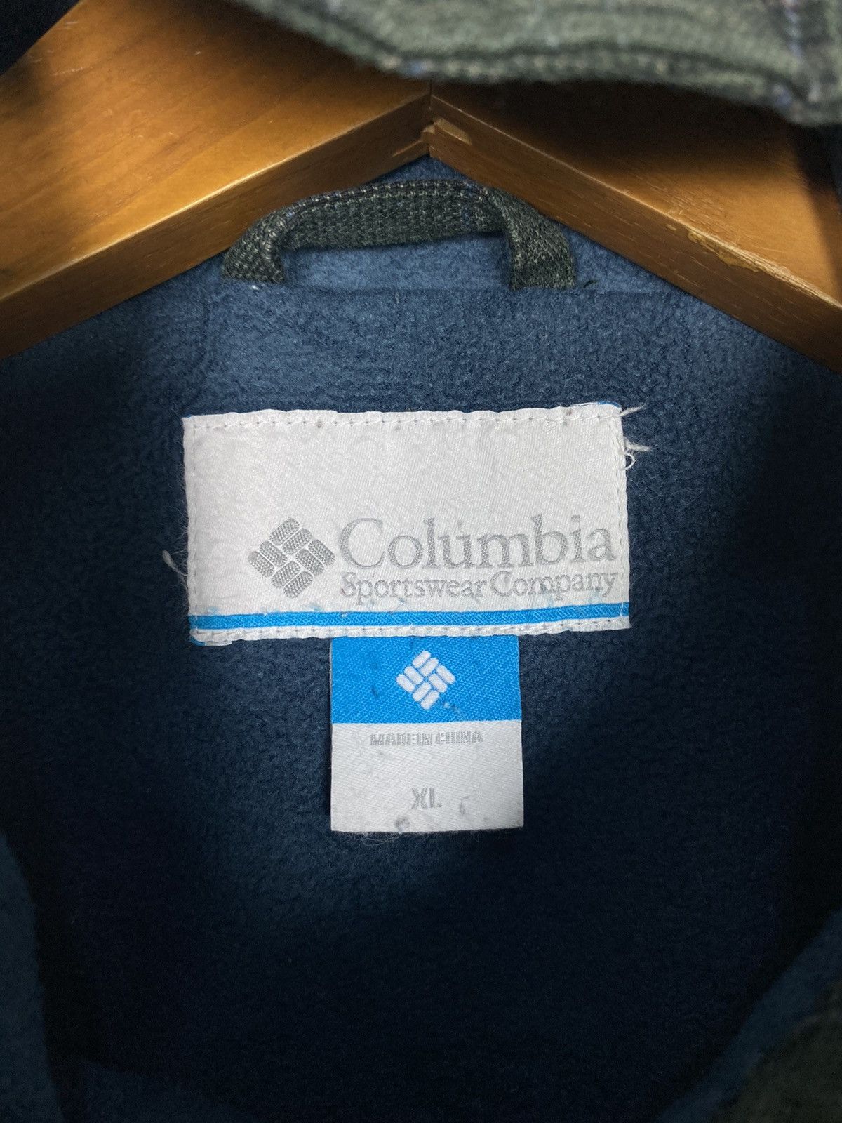 Columbia Rare‼️ Vintage Columbia Hoodie Workwear Check Pattern Size US XL / EU 56 / 4 - 6 Thumbnail
