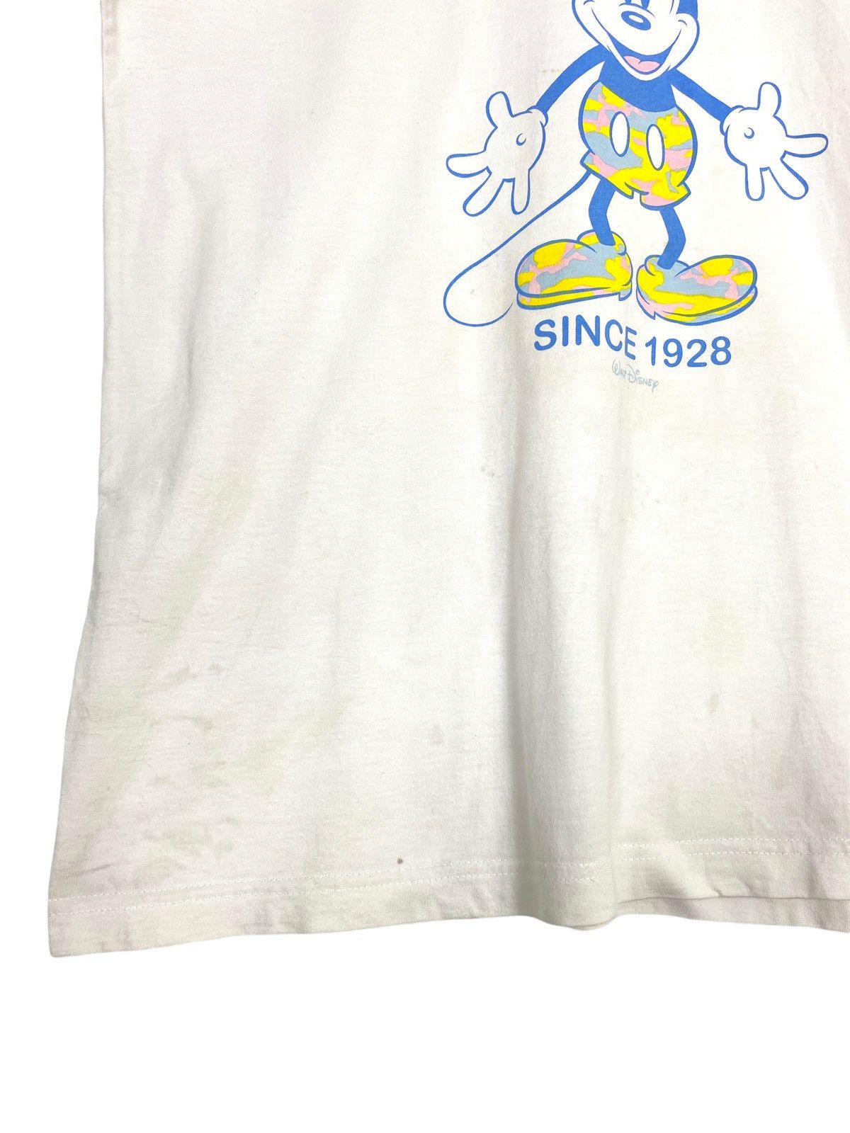 Disney Rare‼️ Vintage Mickey Mouse Ringer T-Shirt Big Logo Made Usa Size US XL / EU 56 / 4 - 5 Thumbnail