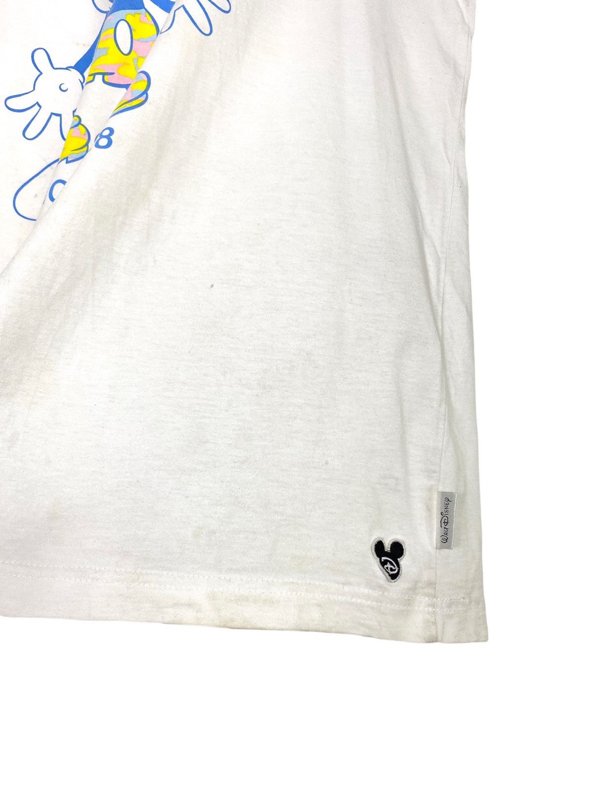 Disney Rare‼️ Vintage Mickey Mouse Ringer T-Shirt Big Logo Made Usa Size US XL / EU 56 / 4 - 6 Thumbnail