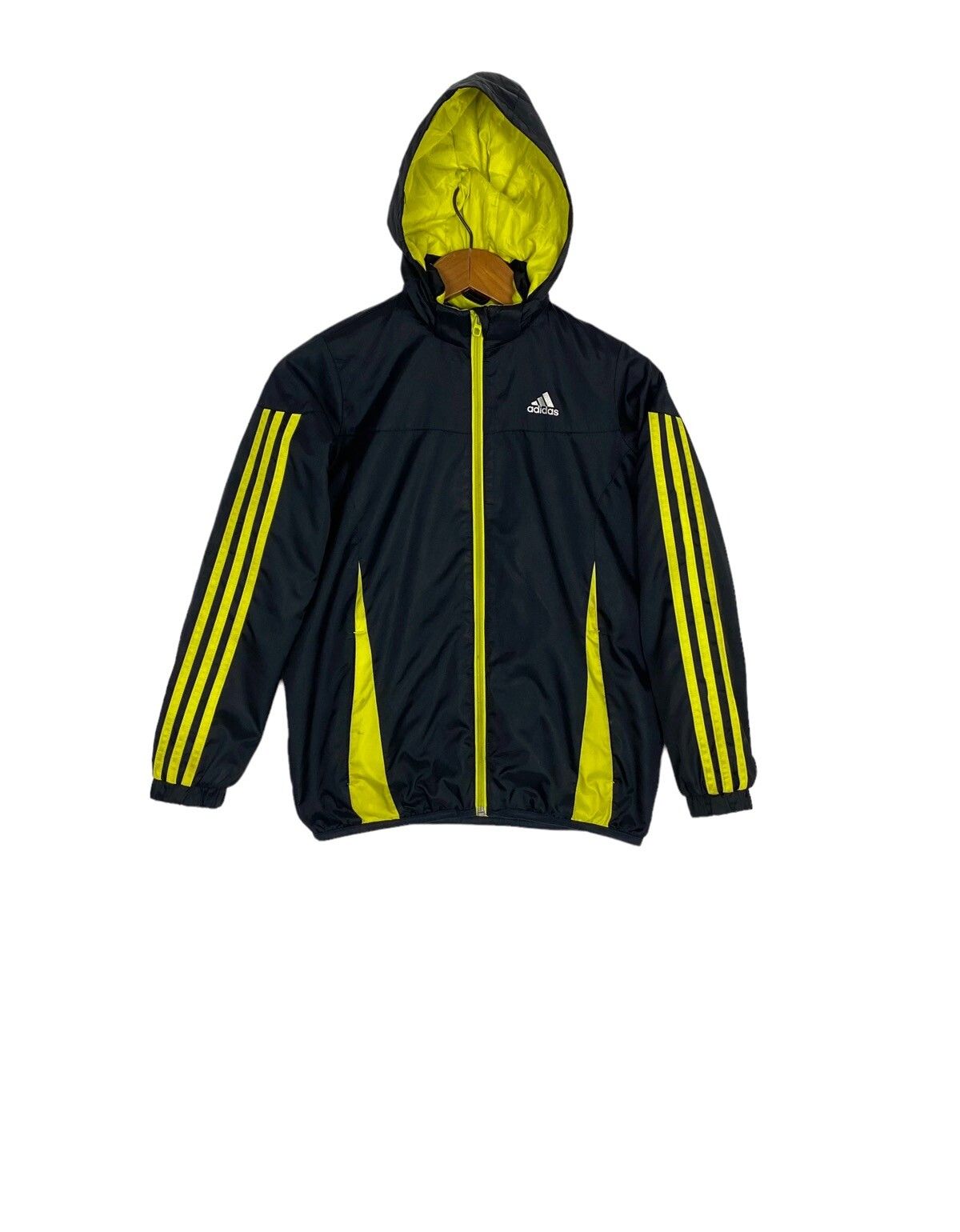 Adidas Rare‼️ Adidas Stripe Neon Hoodie For Kids Size US S / EU 44-46 / 1 - 1 Preview