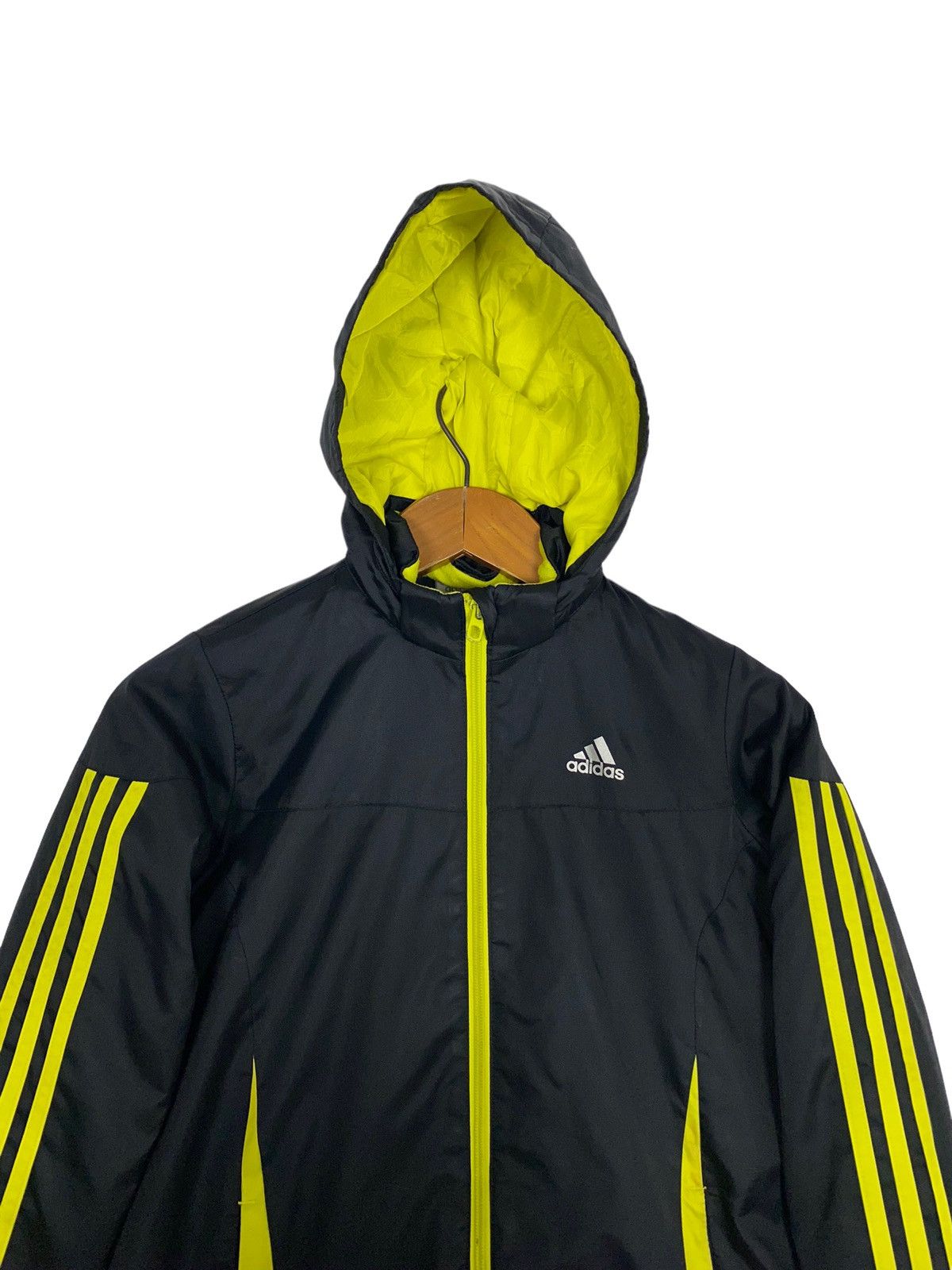 Adidas Rare‼️ Adidas Stripe Neon Hoodie For Kids Size US S / EU 44-46 / 1 - 2 Thumbnail