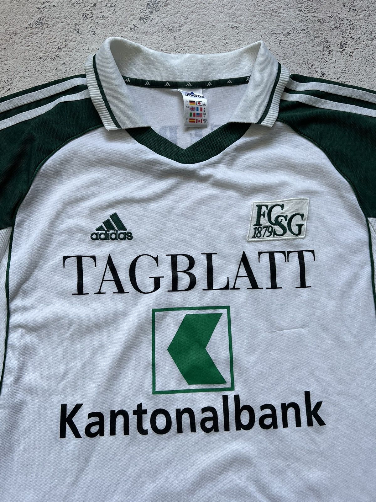 Adidas × Vintage FC GALLEN 2001 2002 FOOTBALL SHIRT SOCCER JERSEY ADIDAS Size US L / EU 52-54 / 3 - 2 Thumbnail