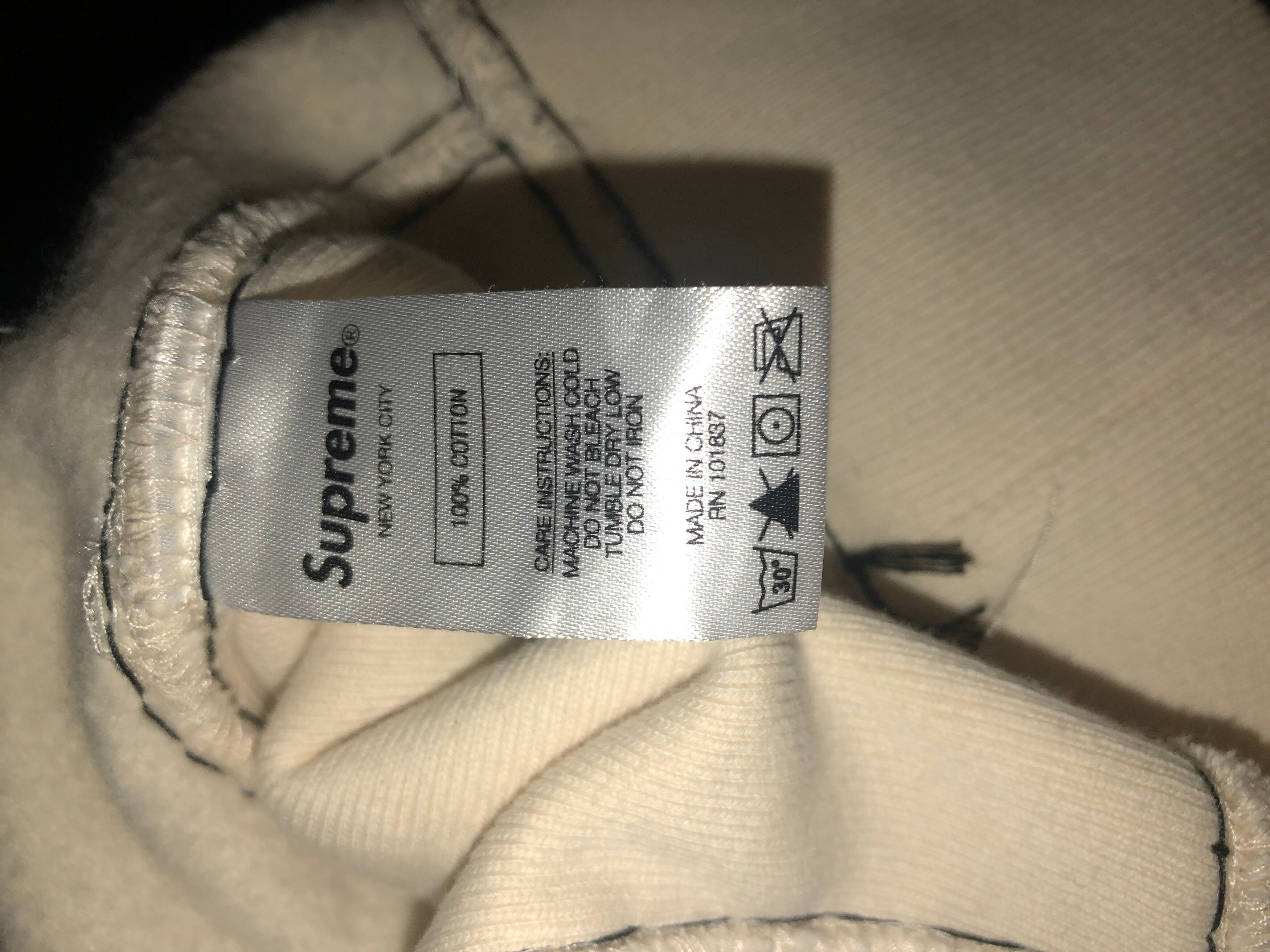 Supreme Supreme Big Stitch Hooded Sweatshirt Size US M / EU 48-50 / 2 - 10 Preview