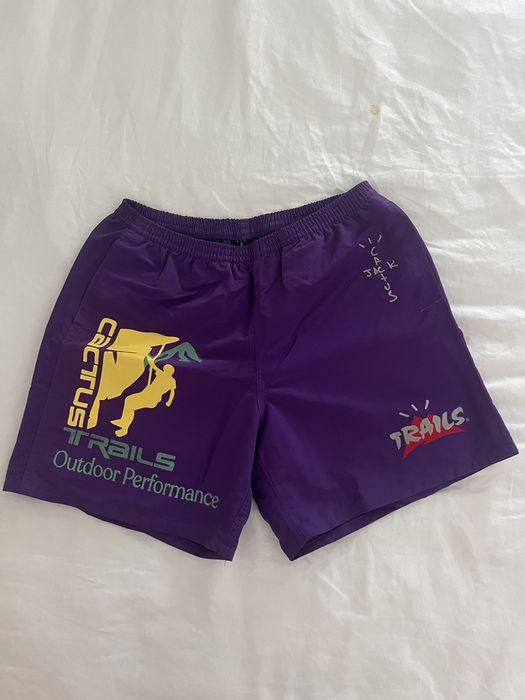 Travis Scott Cactus Jack by Travis Scott Climb Shorts 'Purple