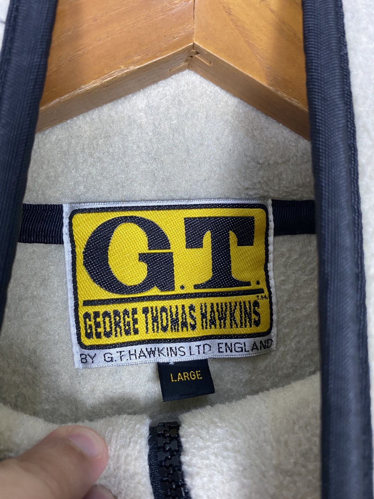 Vintage Rare‼️ George Thomas Hawkins Half Zip Fleece Large Size Size US L / EU 52-54 / 3 - 5 Thumbnail