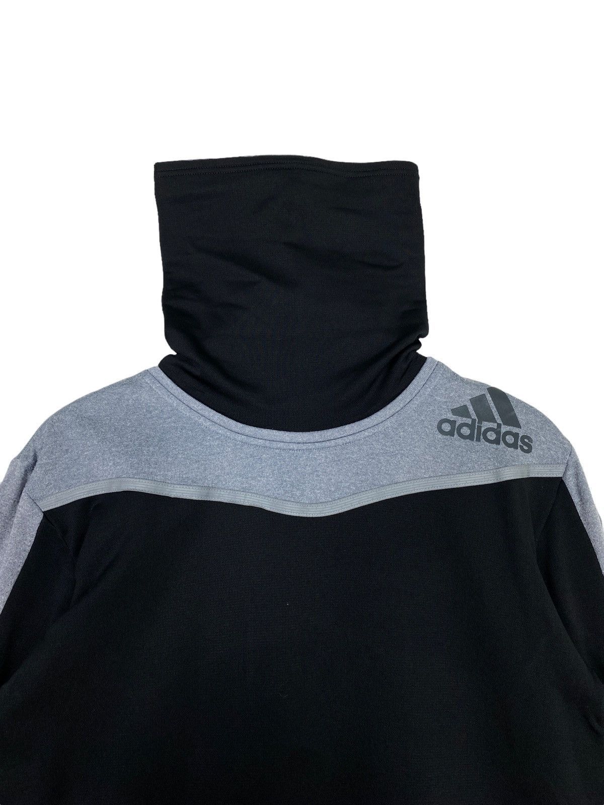 Adidas Rare‼️ Adidas Turtle Neck Big Logo Sweatshirt Size US M / EU 48-50 / 2 - 2 Thumbnail