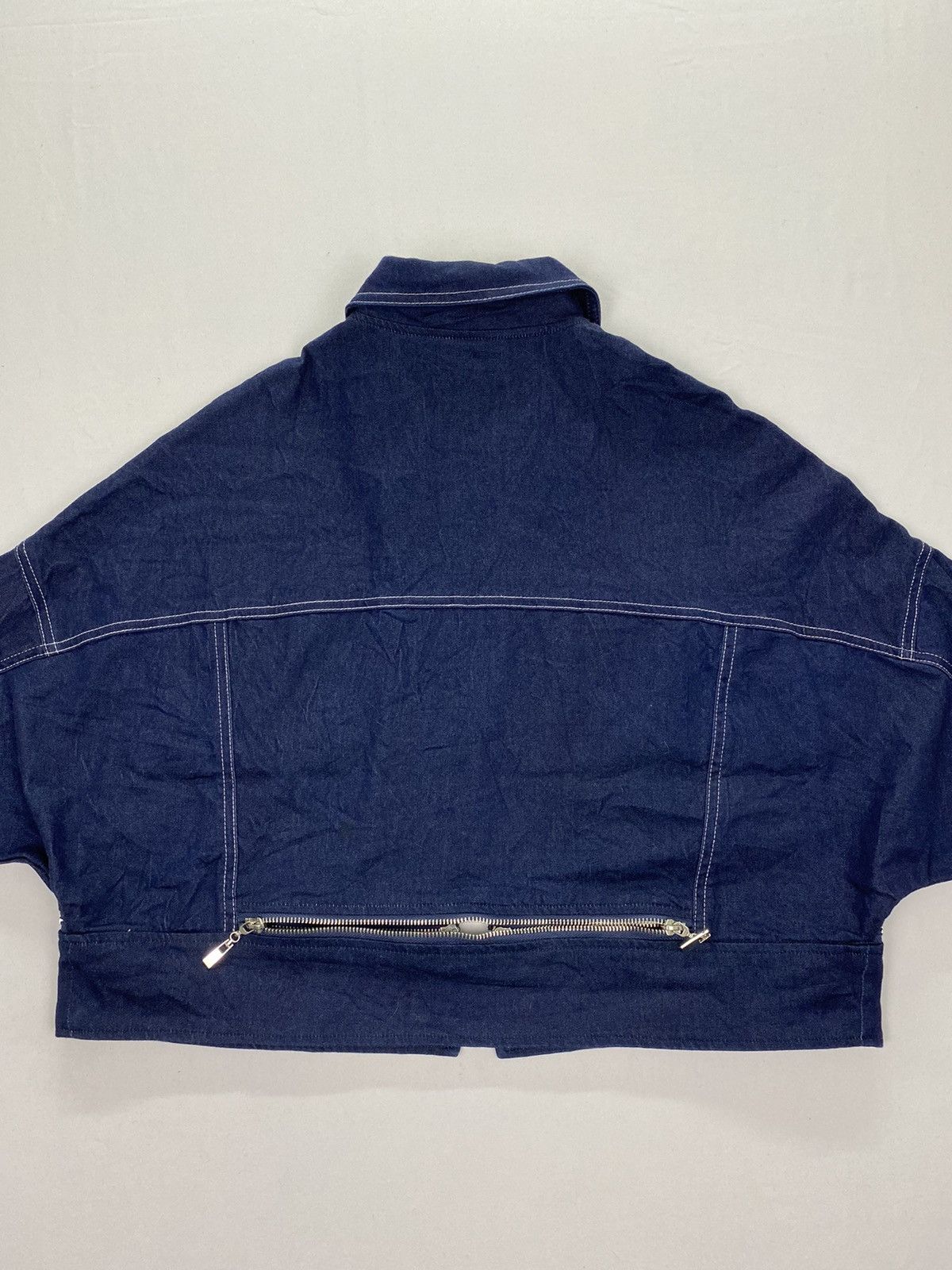 Japanese Brand S.Deer/Concept Zipper Cropped Jeans Jacket Size US M / EU 48-50 / 2 - 5 Thumbnail