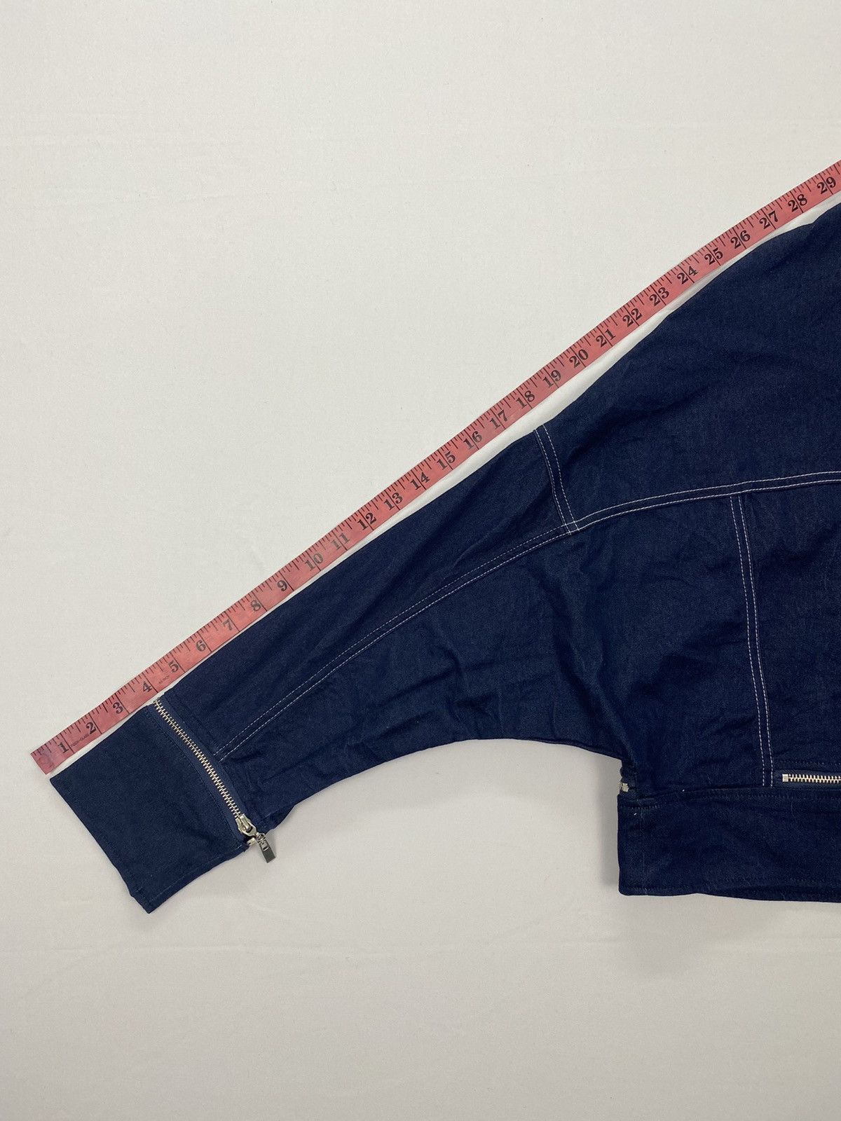 Japanese Brand S.Deer/Concept Zipper Cropped Jeans Jacket Size US M / EU 48-50 / 2 - 15 Thumbnail