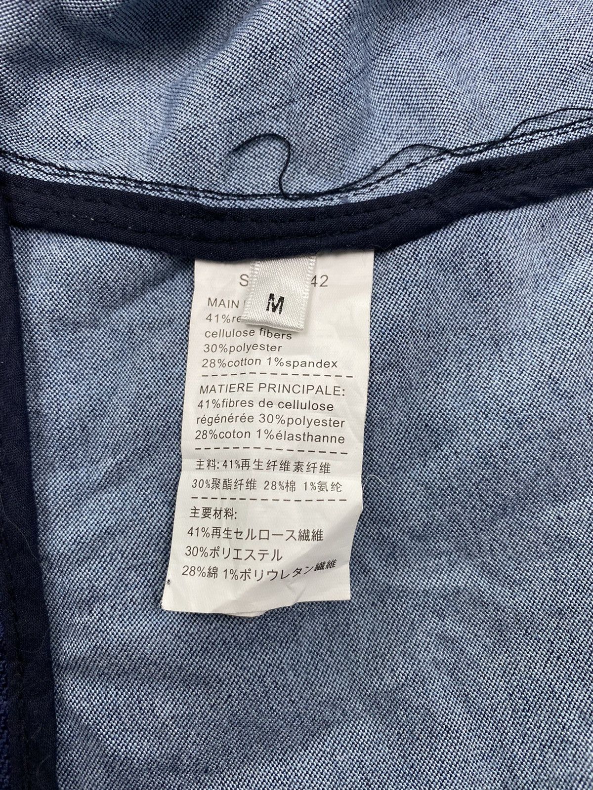 Japanese Brand S.Deer/Concept Zipper Cropped Jeans Jacket Size US M / EU 48-50 / 2 - 12 Thumbnail