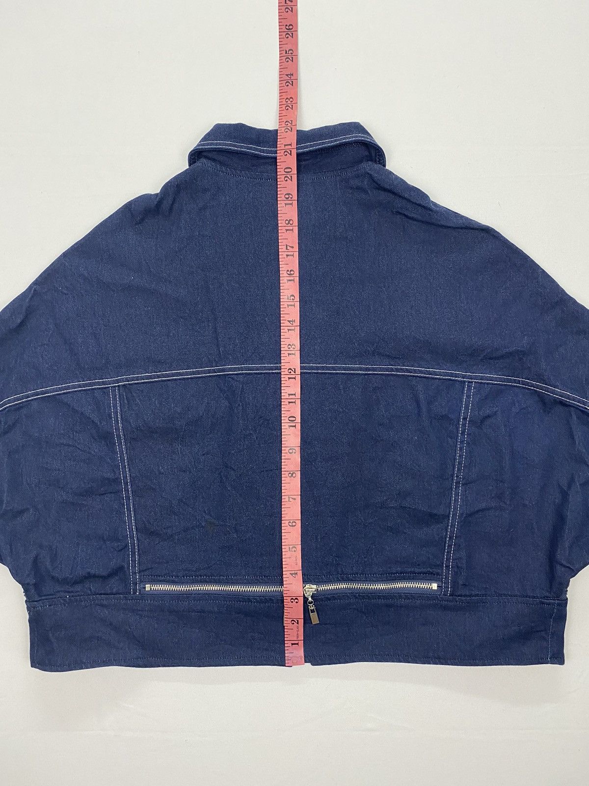 Japanese Brand S.Deer/Concept Zipper Cropped Jeans Jacket Size US M / EU 48-50 / 2 - 14 Thumbnail