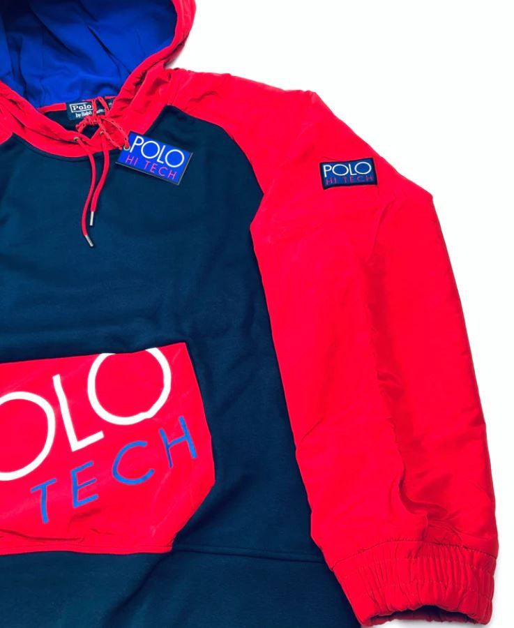 Polo Ralph Lauren Hi Tech Hybrid Color block Hoodie XL