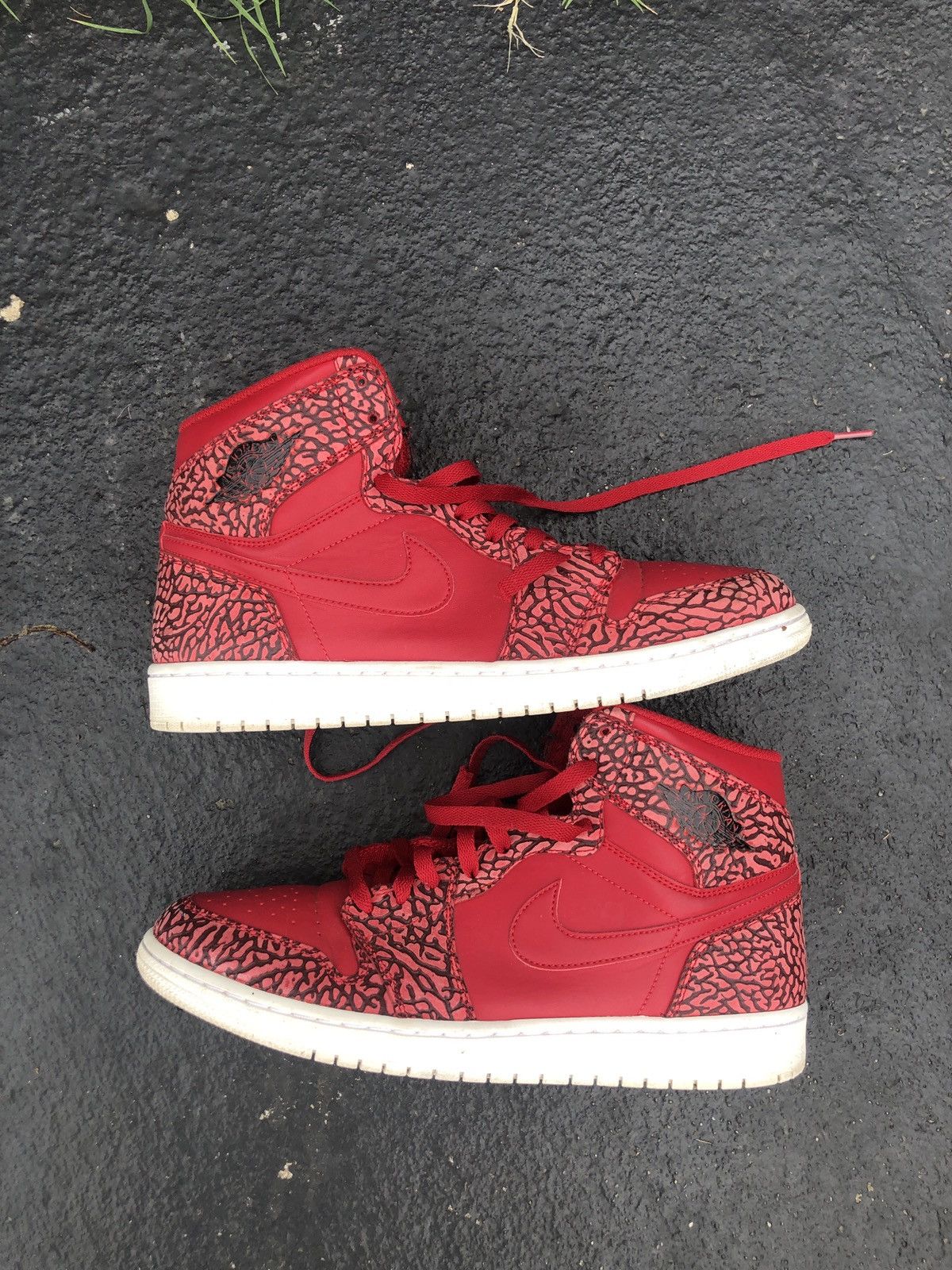 Air Jordan Retro High Red Elephant