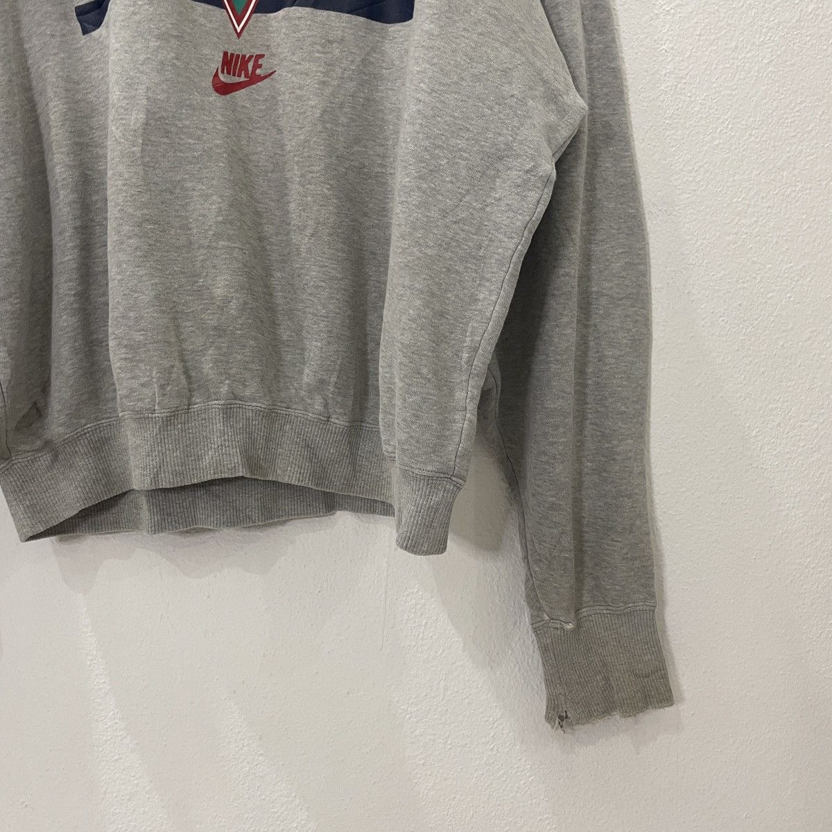 Nike Vintage 90s Nike Big Logo Distressed Sweatshirt Size US XL / EU 56 / 4 - 2 Thumbnail