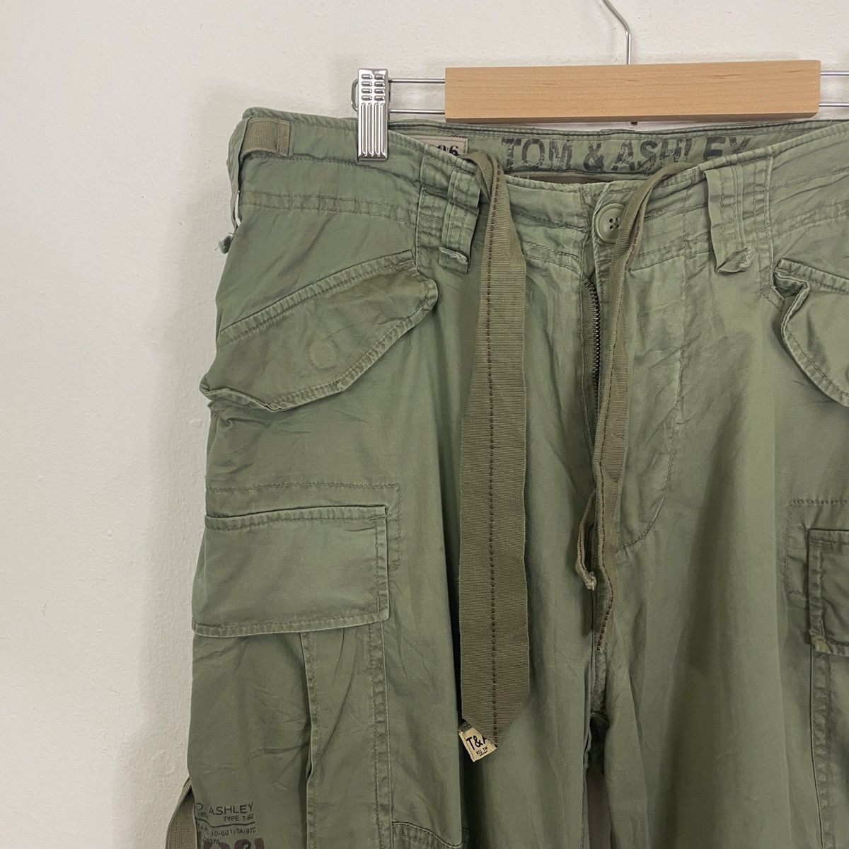 Japanese Brand Vintage Tom And Ashley Military Bondage Cargo Pants Size US 33 - 7 Thumbnail