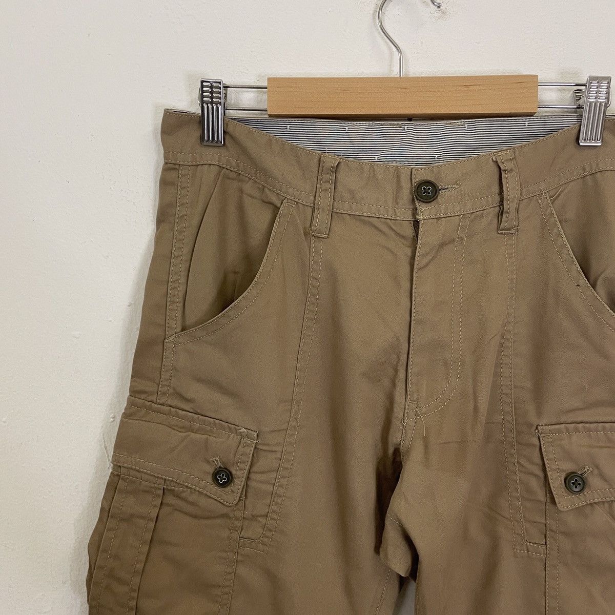 Takeo Kikuchi VtgTakeo Kikuchi Utility Multipocket Tactical Cargo Pants Size US 32 / EU 48 - 3 Thumbnail