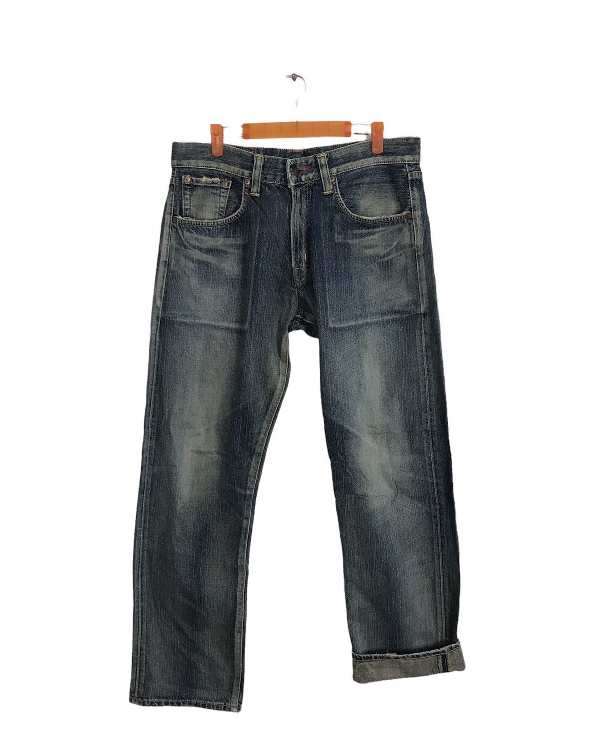 Edwin Lot 504 Regular Straight Cut Pants Indigo Jeans