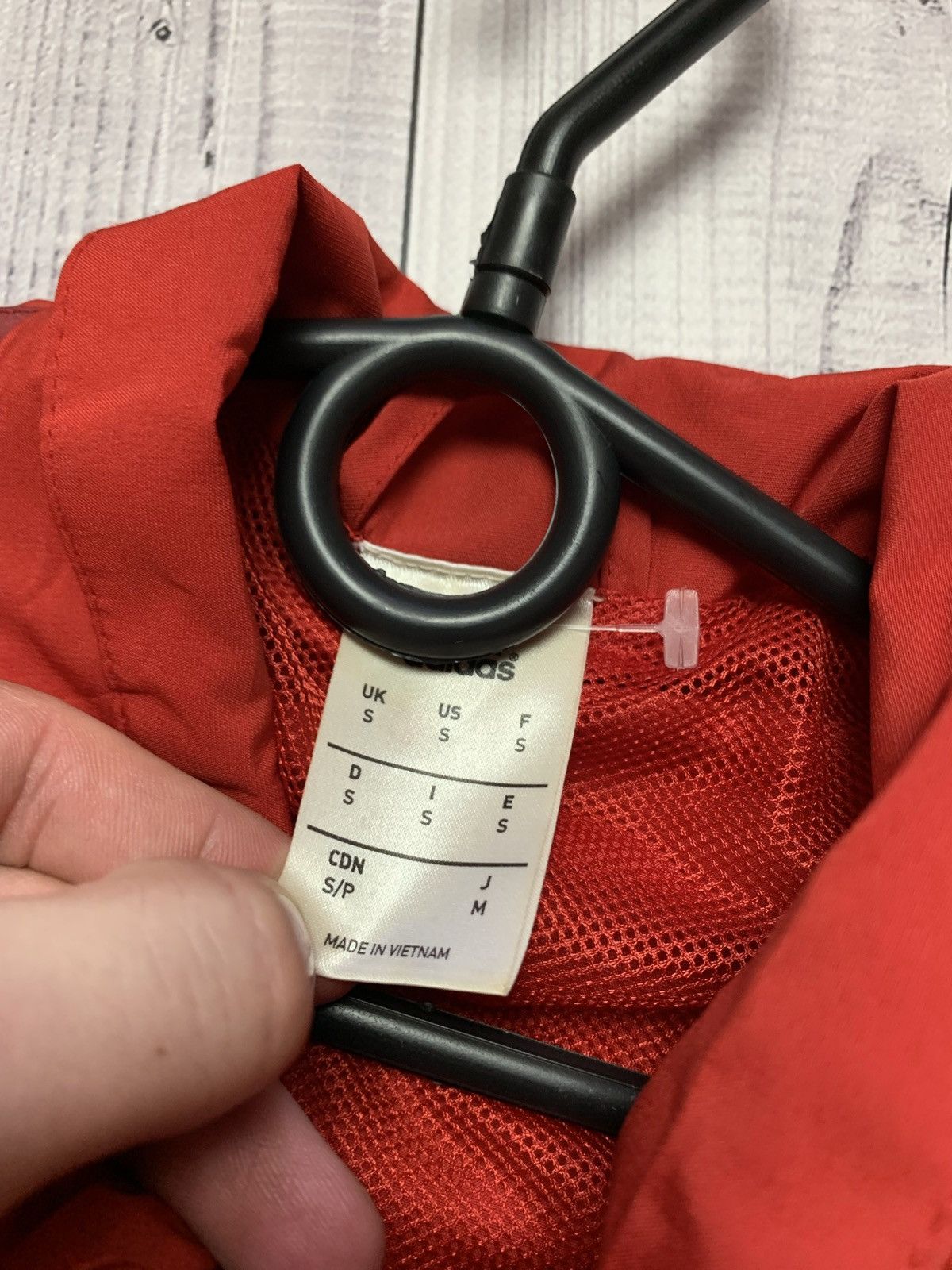 Track jacket adidas Bayern Munich size S red