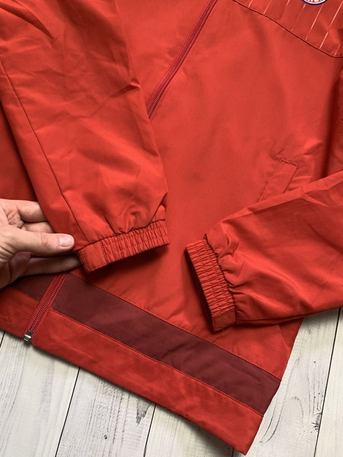 Track jacket adidas Bayern Munich size S red