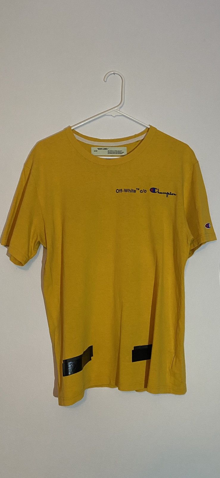 Off-White Off White x Champion Collab Tee Size US XS / EU 42 / 0 - 1 Thumbnail