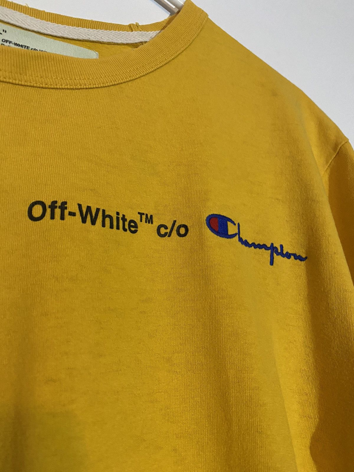 Off-White Off White x Champion Collab Tee Size US XS / EU 42 / 0 - 5 Thumbnail