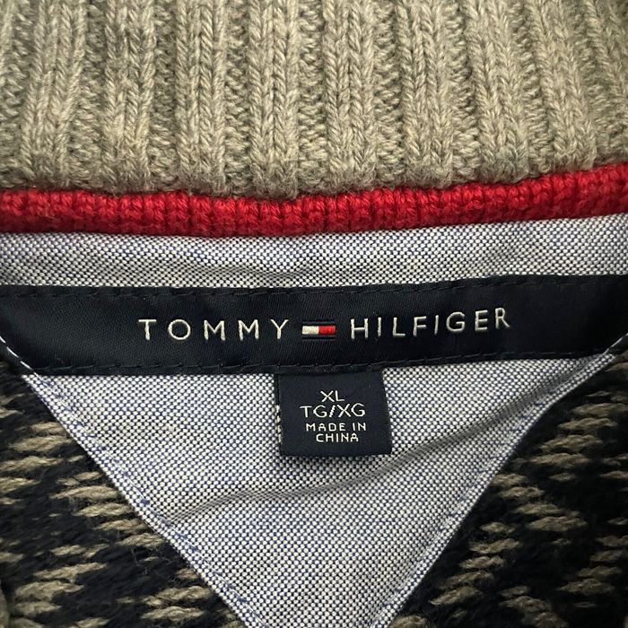 tommy hilfiger shawl collar sweater