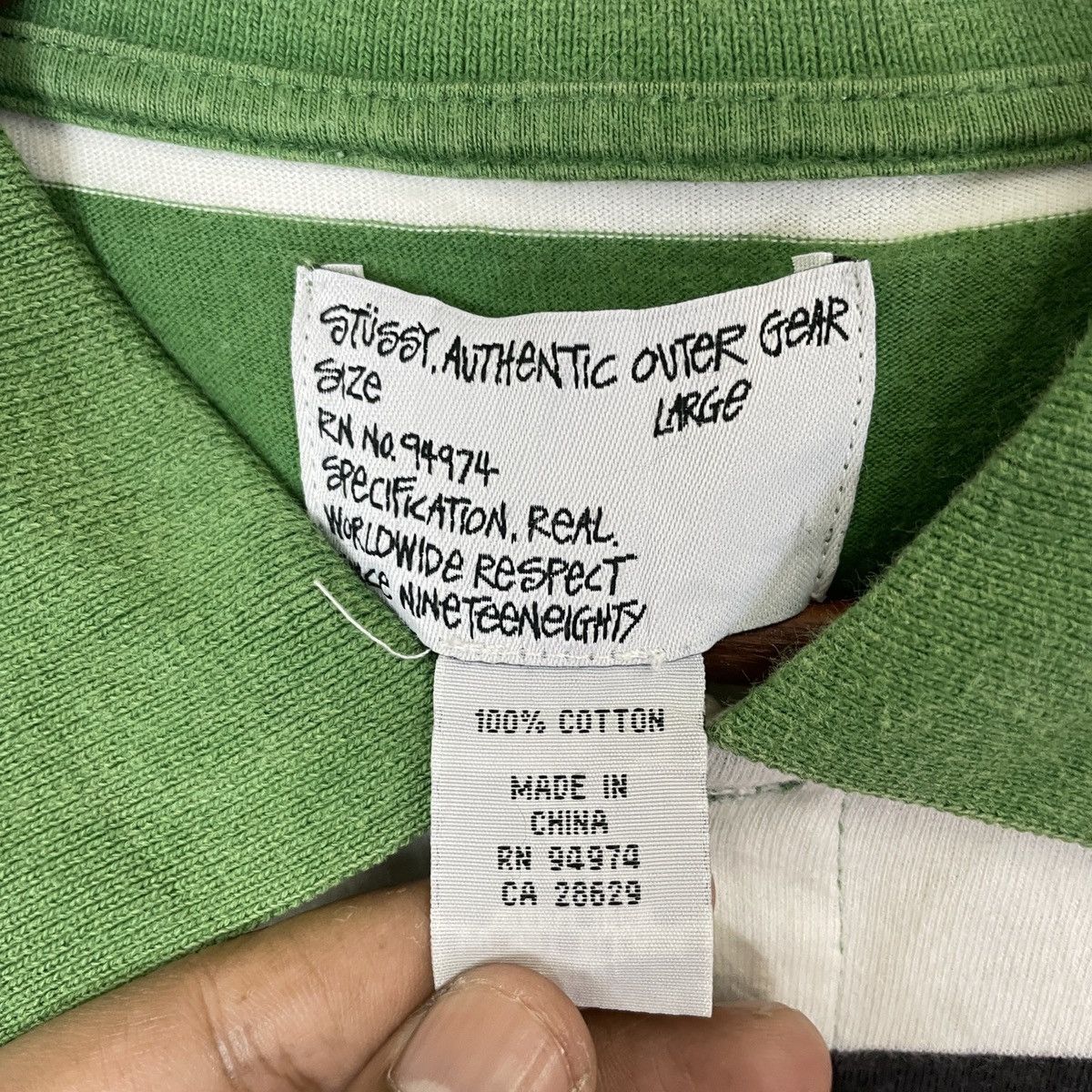 Stussy Vintage Stussy Authentic Polos Shirt Size US M / EU 48-50 / 2 - 7 Thumbnail
