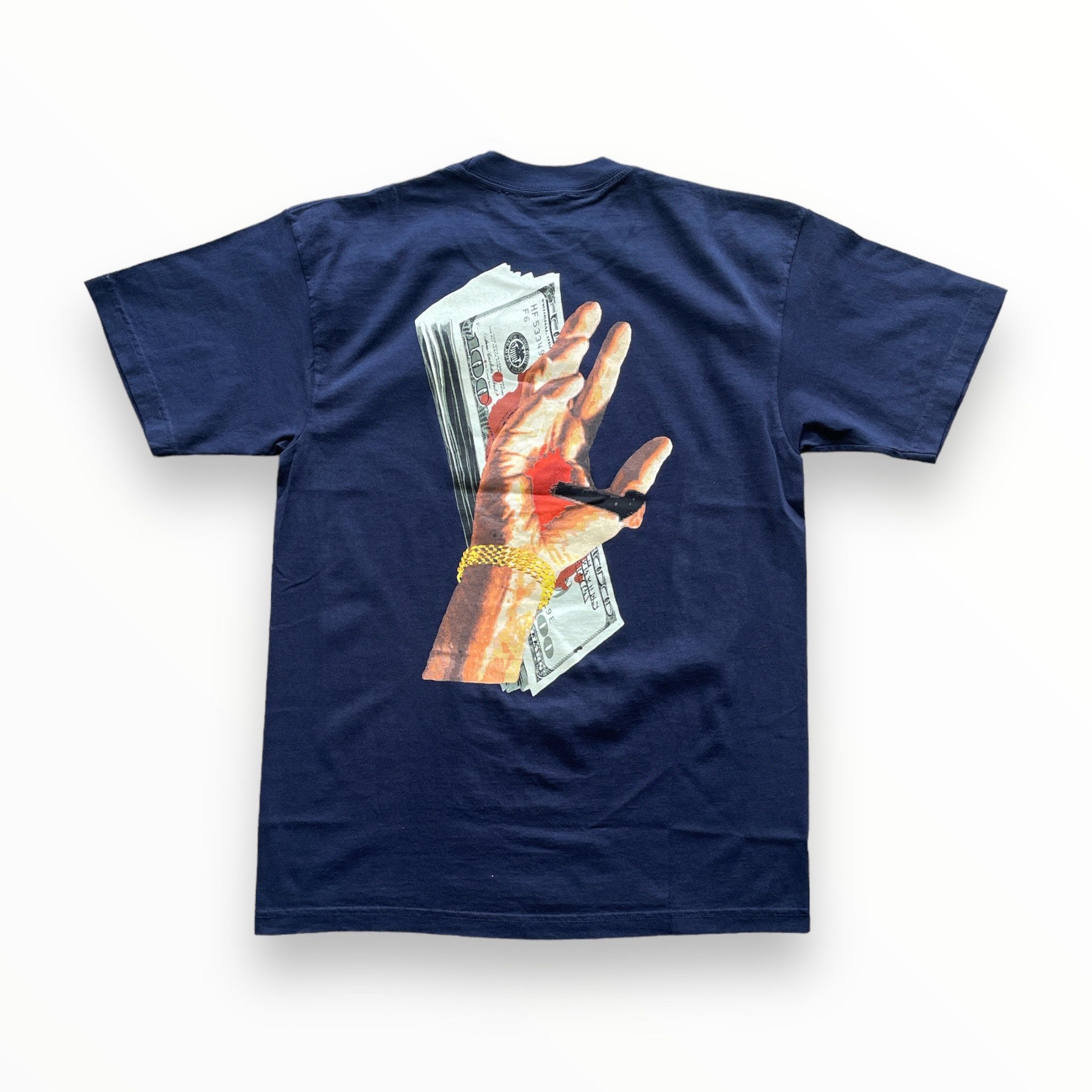 Freshjive Freshjive Crucified Tee WTFIRGO Navy Size US M / EU 48-50 / 2 - 3 Thumbnail
